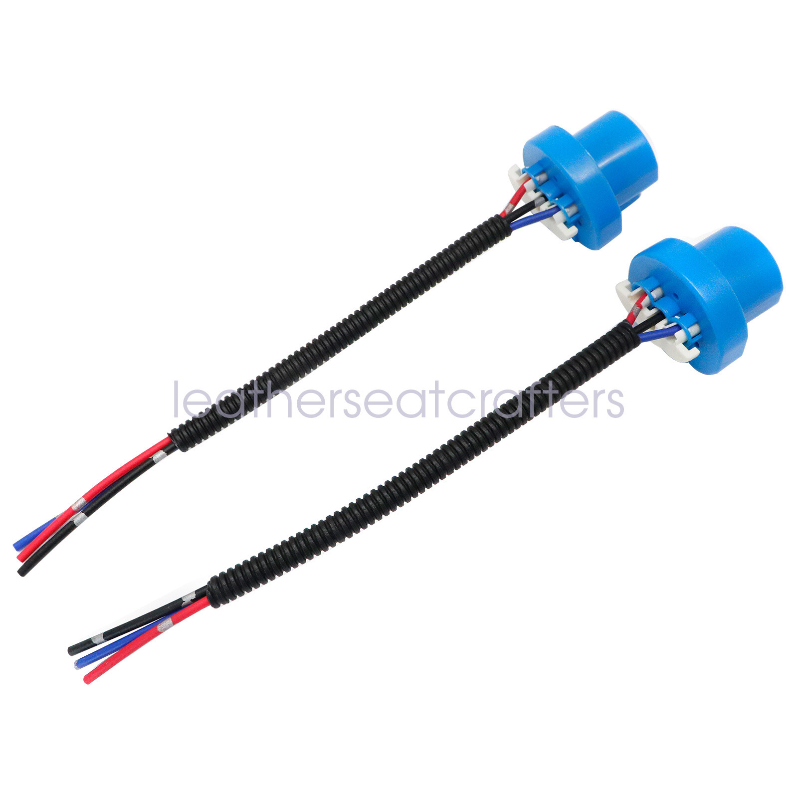 2PCS Wire Pigtail Female P 9007 HB5 Head Light Connector Adapter Harness Socket