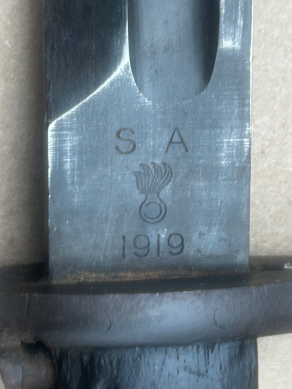 Model 1905 SPRINGFIELD SA 1919 BAYONET and SCABBARD WWI