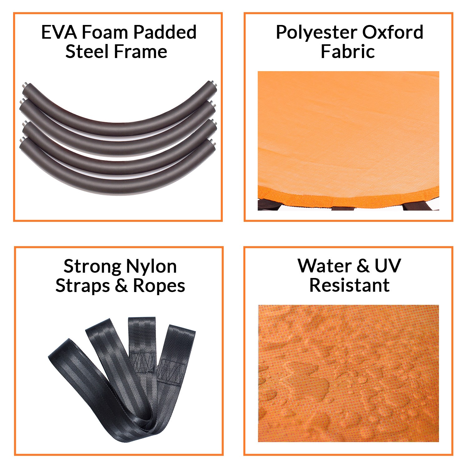 Clevr 40" Outdoor Saucer Kids Tree Tire Swing, Camo