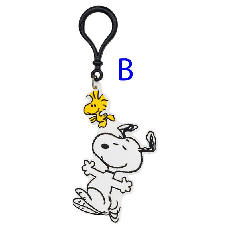 1PC Peanuts Snoopy Woodstock Keychain Licensed NIP - 4 Styles to Choose