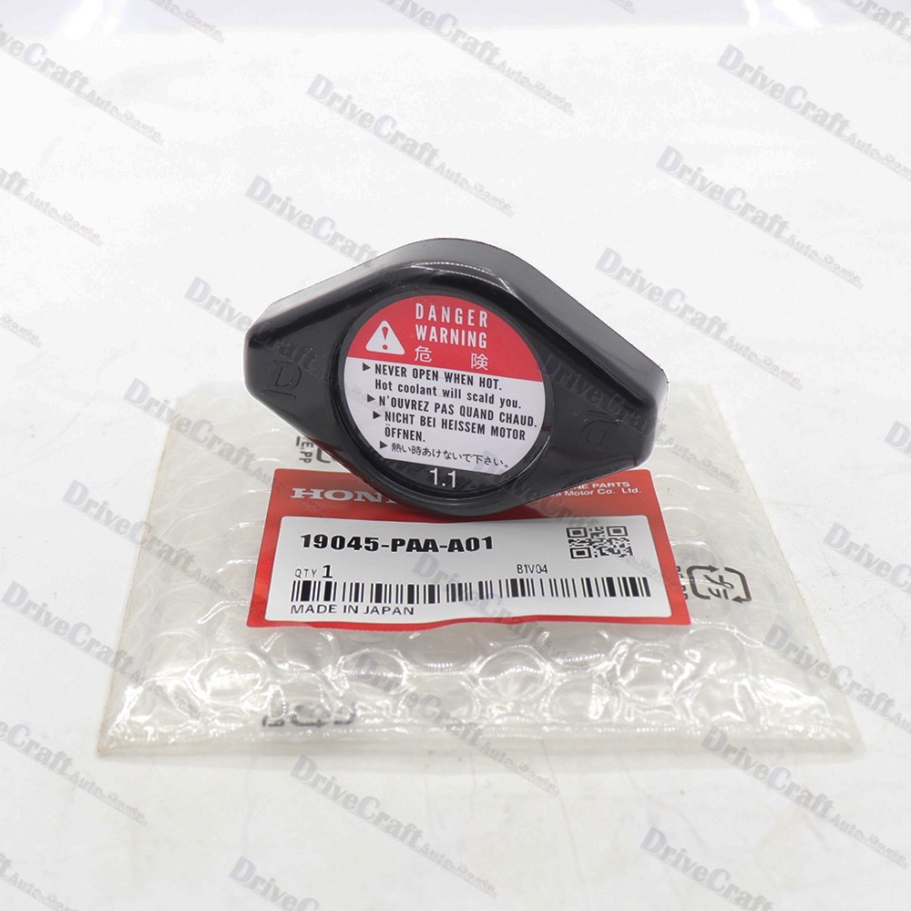 OEM Black Cooling Radiator Cap for Honda Accord Civic CR-V Fit Acura MDX RDX TLX