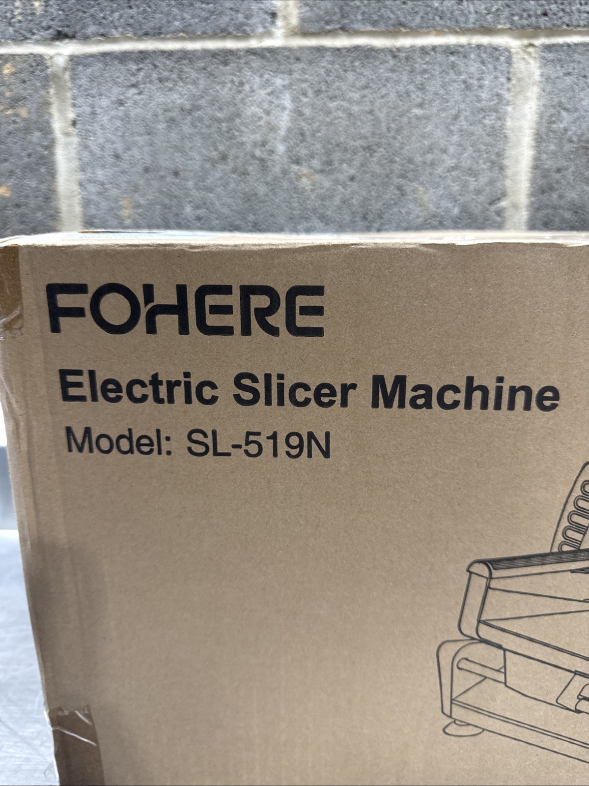 NEW Fohere Electric Slicer Machine Model: SL-519N