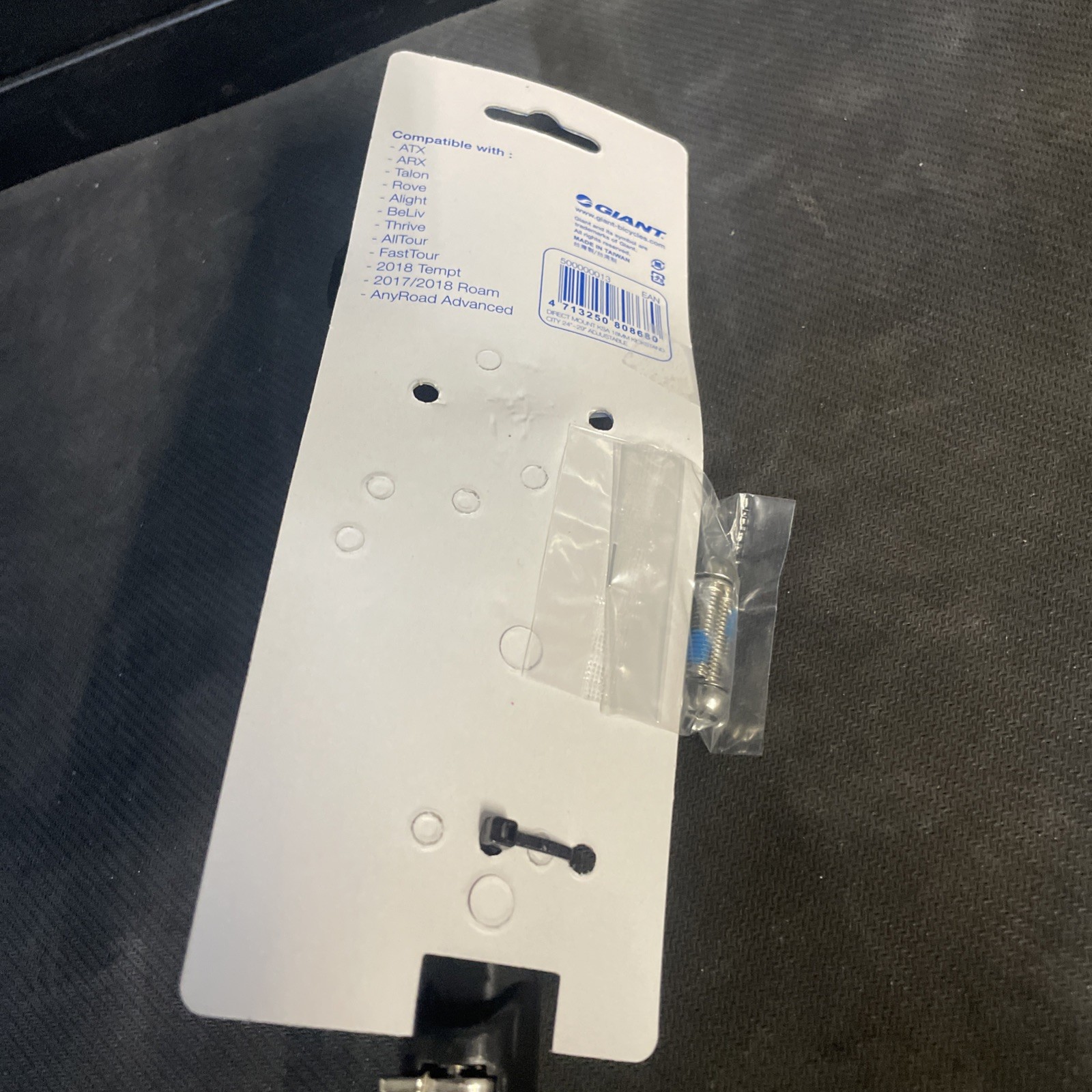 Giant Direct Mount KSA 18mm Kickstand Adjustable 24"-29" Black w/ Bolts