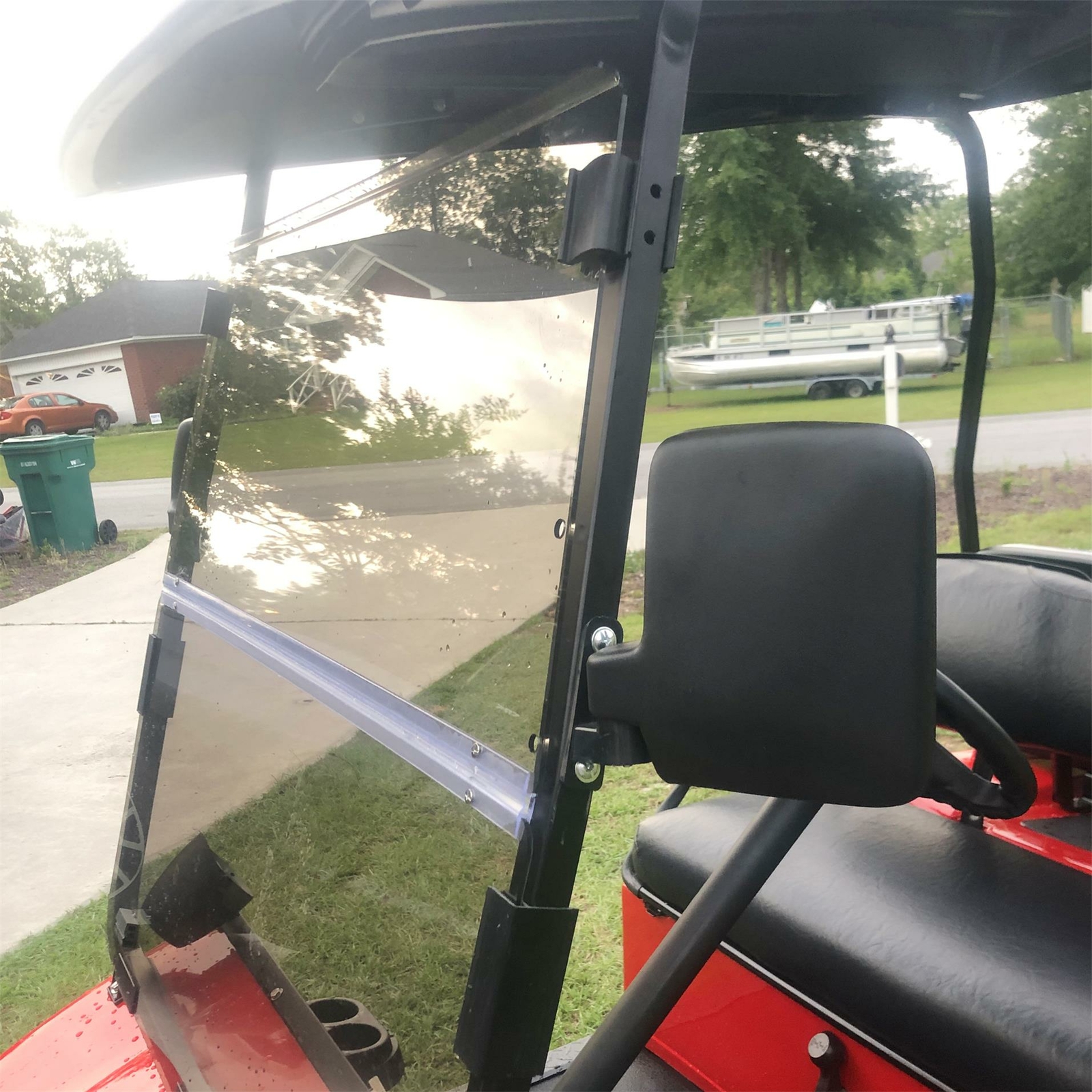 Tinted Windshield For Club Car DS 2000.5 -UP Golf Cart Folding Windscreen