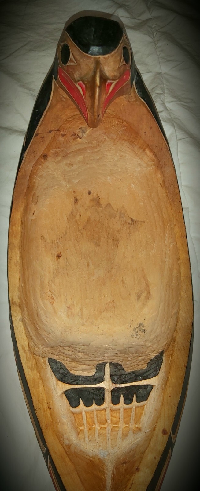 Northwest Coast; Haida, Eagle Ceremonial Bowl.