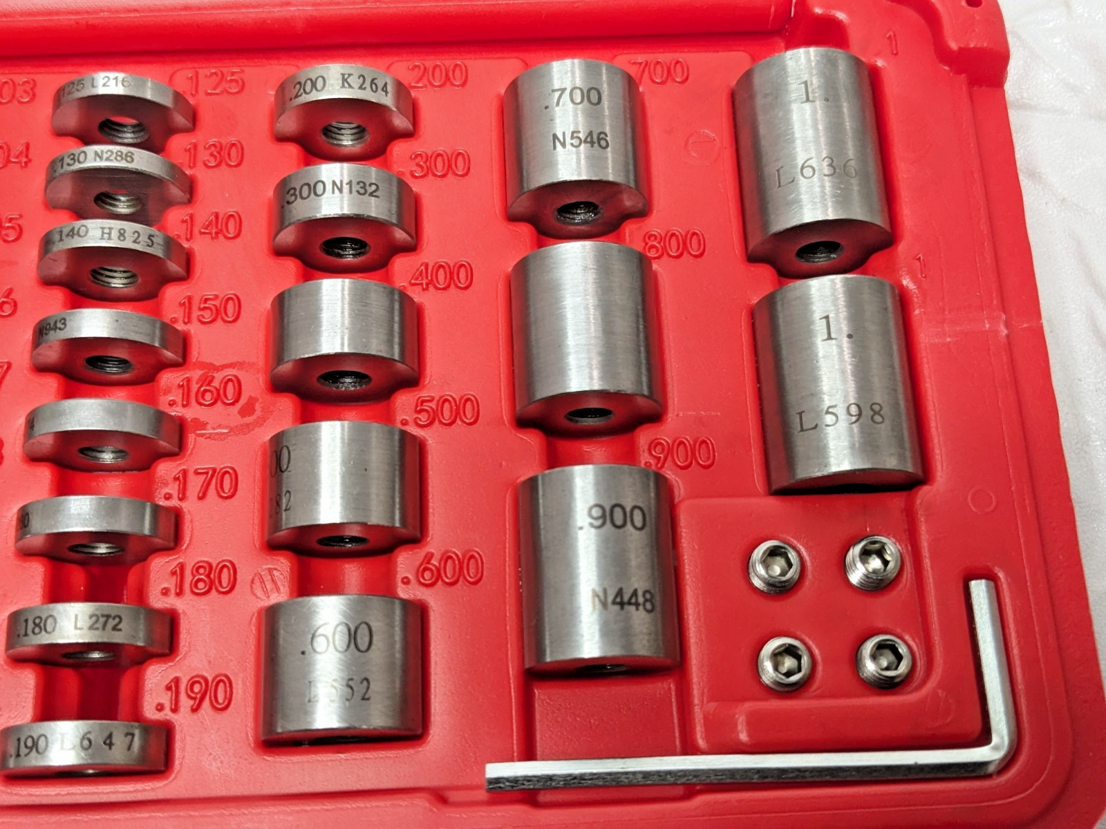 SPI 36 Piece Gage Block Set 0.05" to 1'' Range Steel w/Cert 630-40552