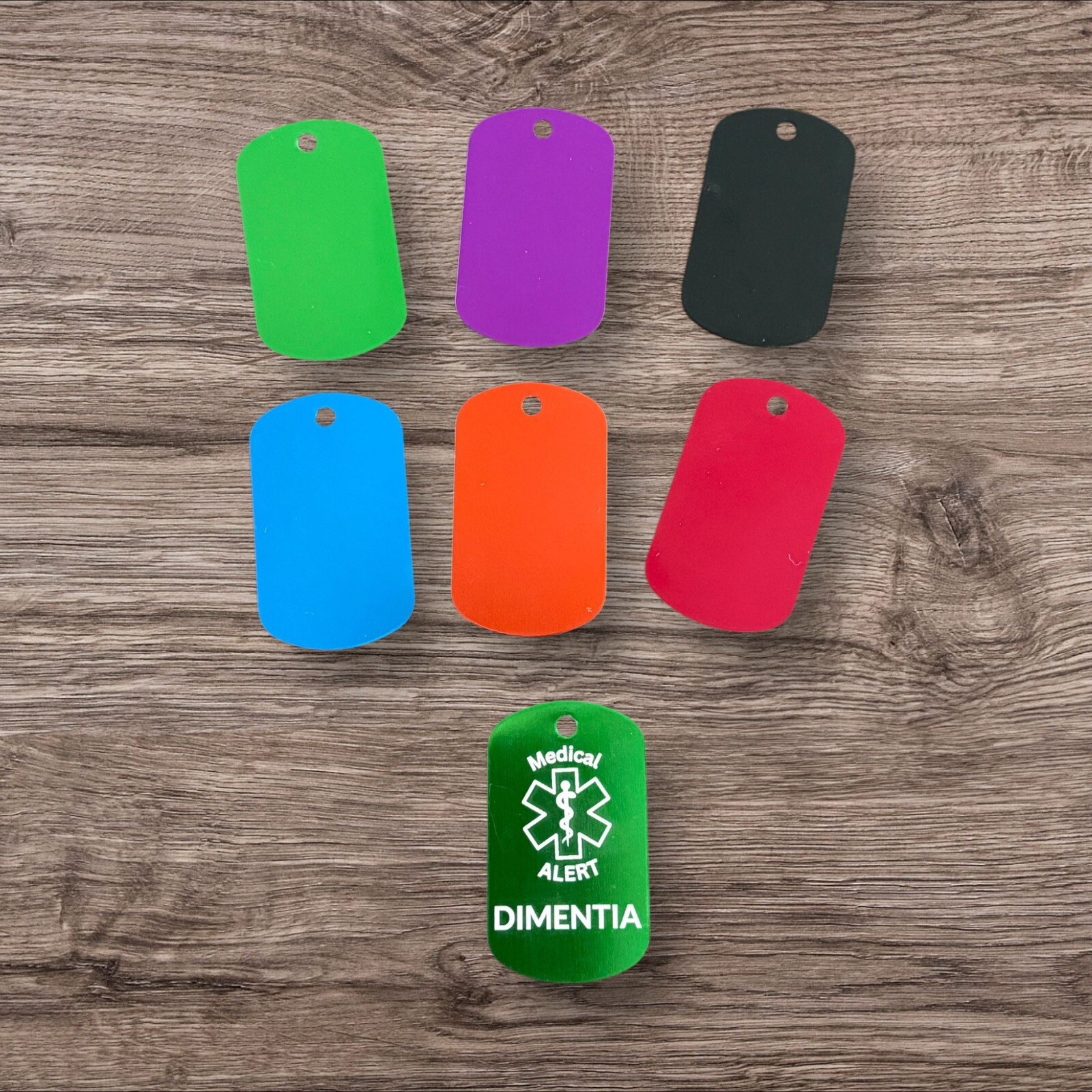 Custom Engraved Personalized Medical Alert ID Dog Tag