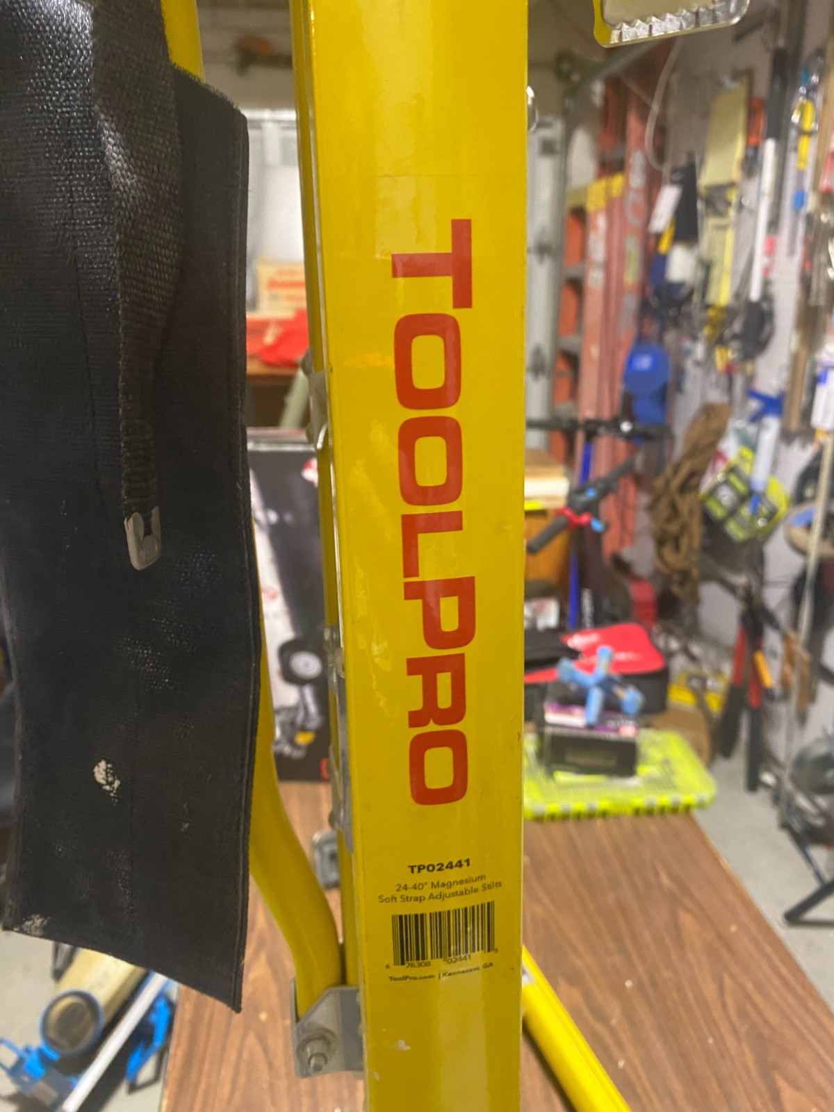 Pair Toolpro TP02440 24-40" Magnesium Drywall Painting Stilts