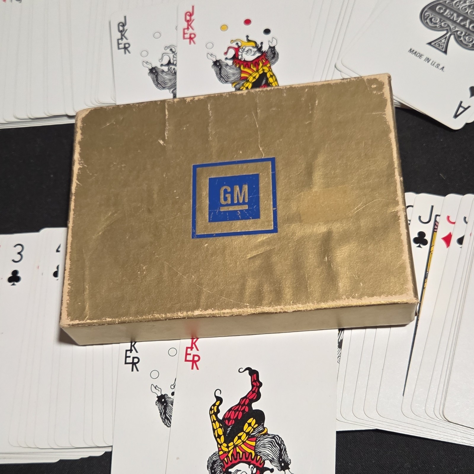 General Motors Playing Cards Cars & Vehicles Theme Double Card Deck Set with Box