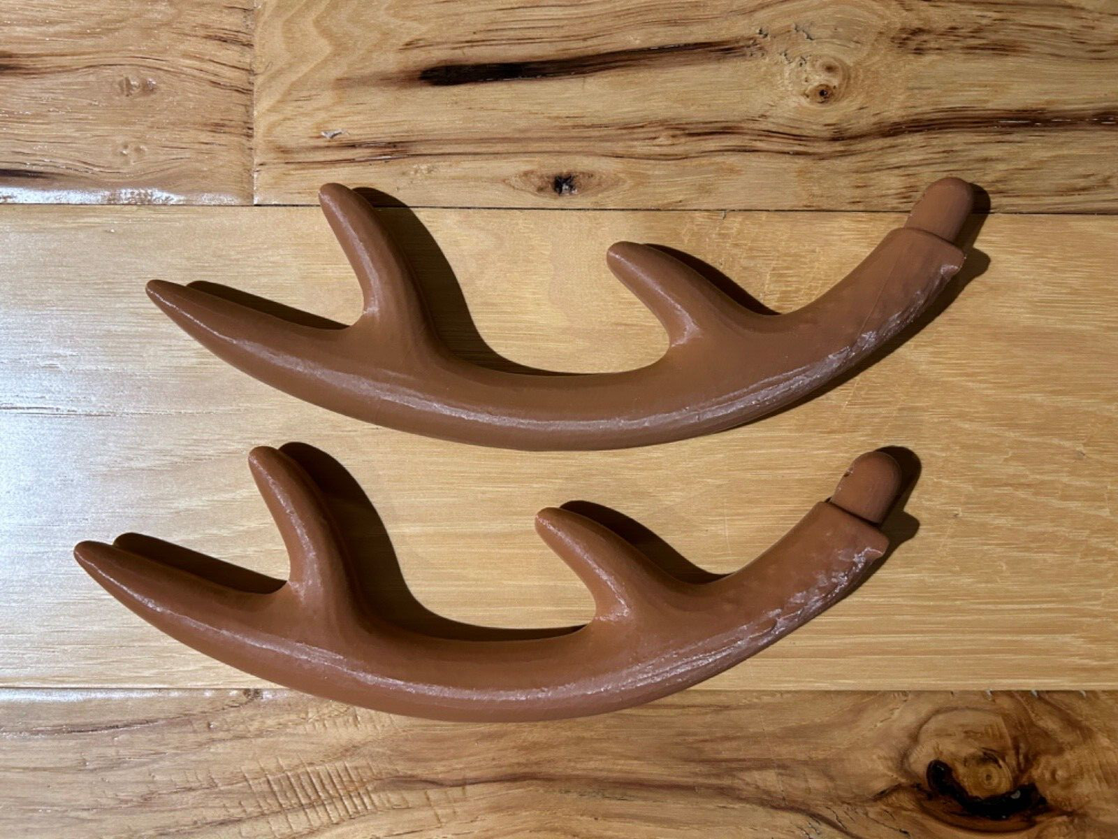 Reindeer Deer Antlers Blow Mold General Foam Santa Sleigh Replacement Set of 2