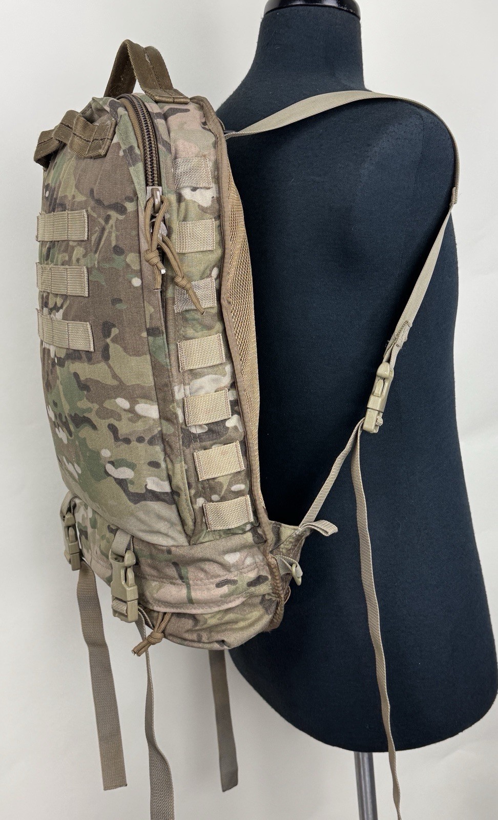 Multicam TSSI TACOPS M-9 Medic Aid Bag Backpack PACK ONLY USED Missing Parts