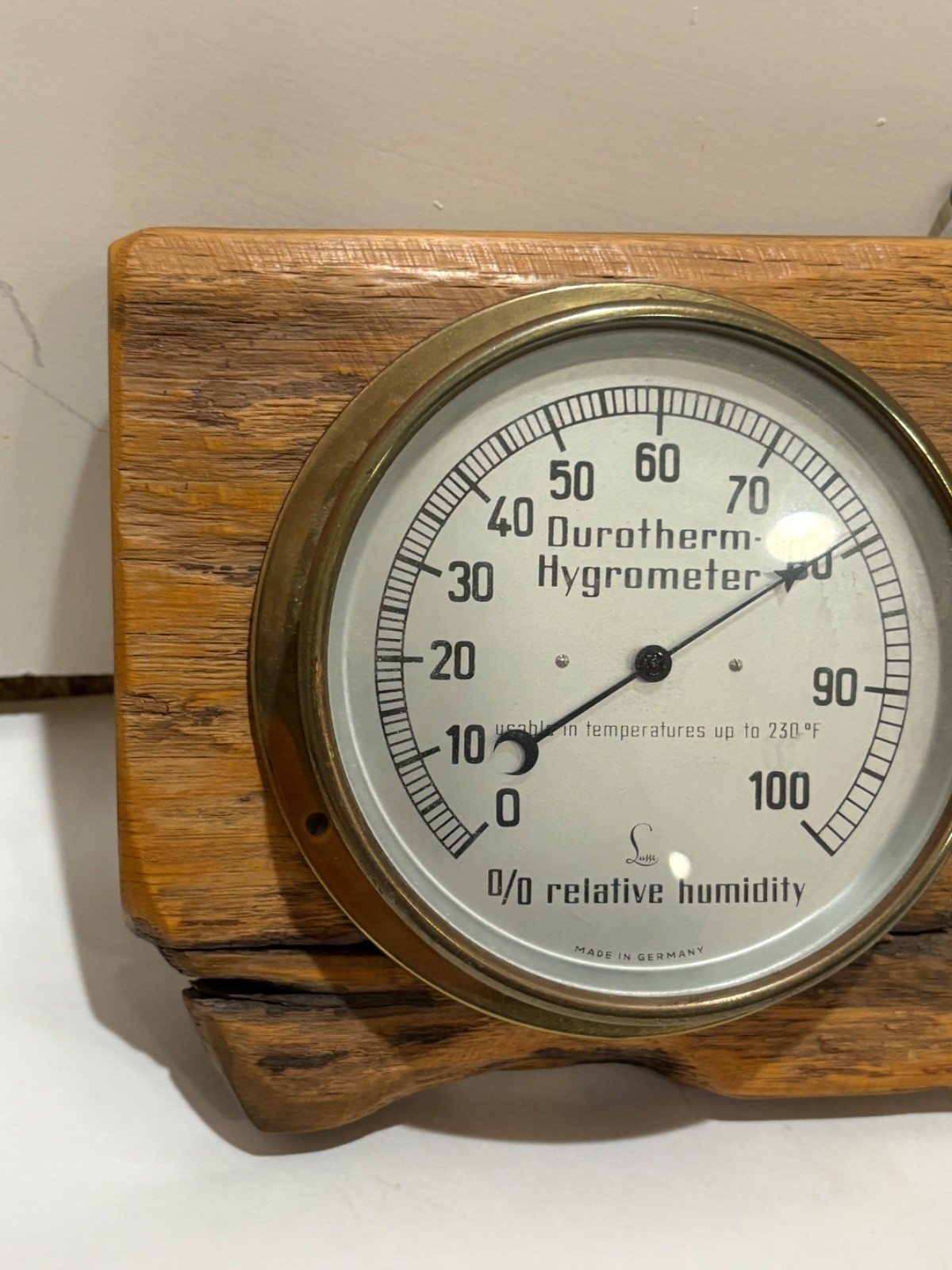 1870 Great Lakes shipwreck artifact, Lufft thermometer, barometer, hydrometer