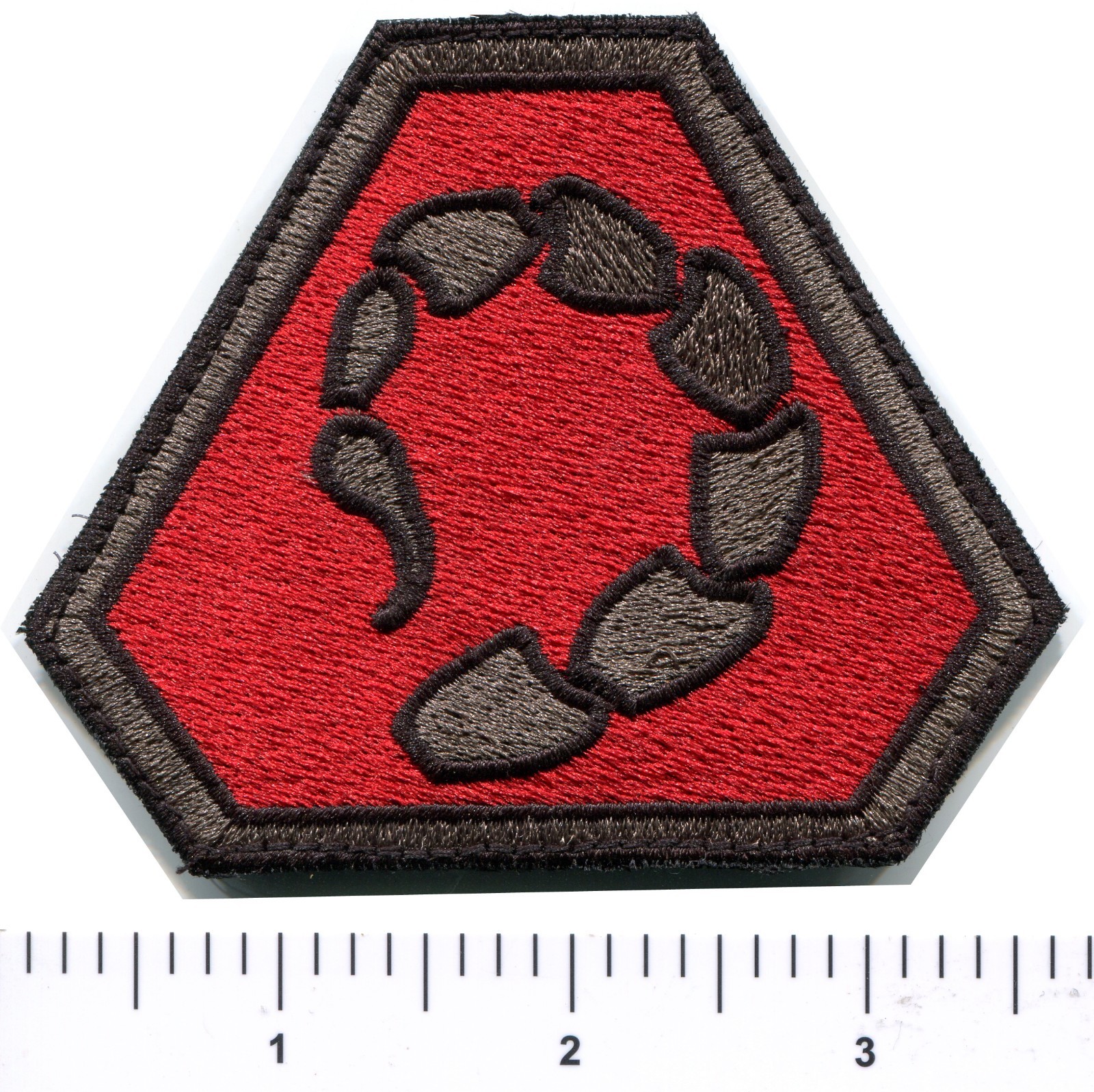 C&C NOD Scorpion Emblem Patch Left Shoulder Command Conquer Hook Black Border