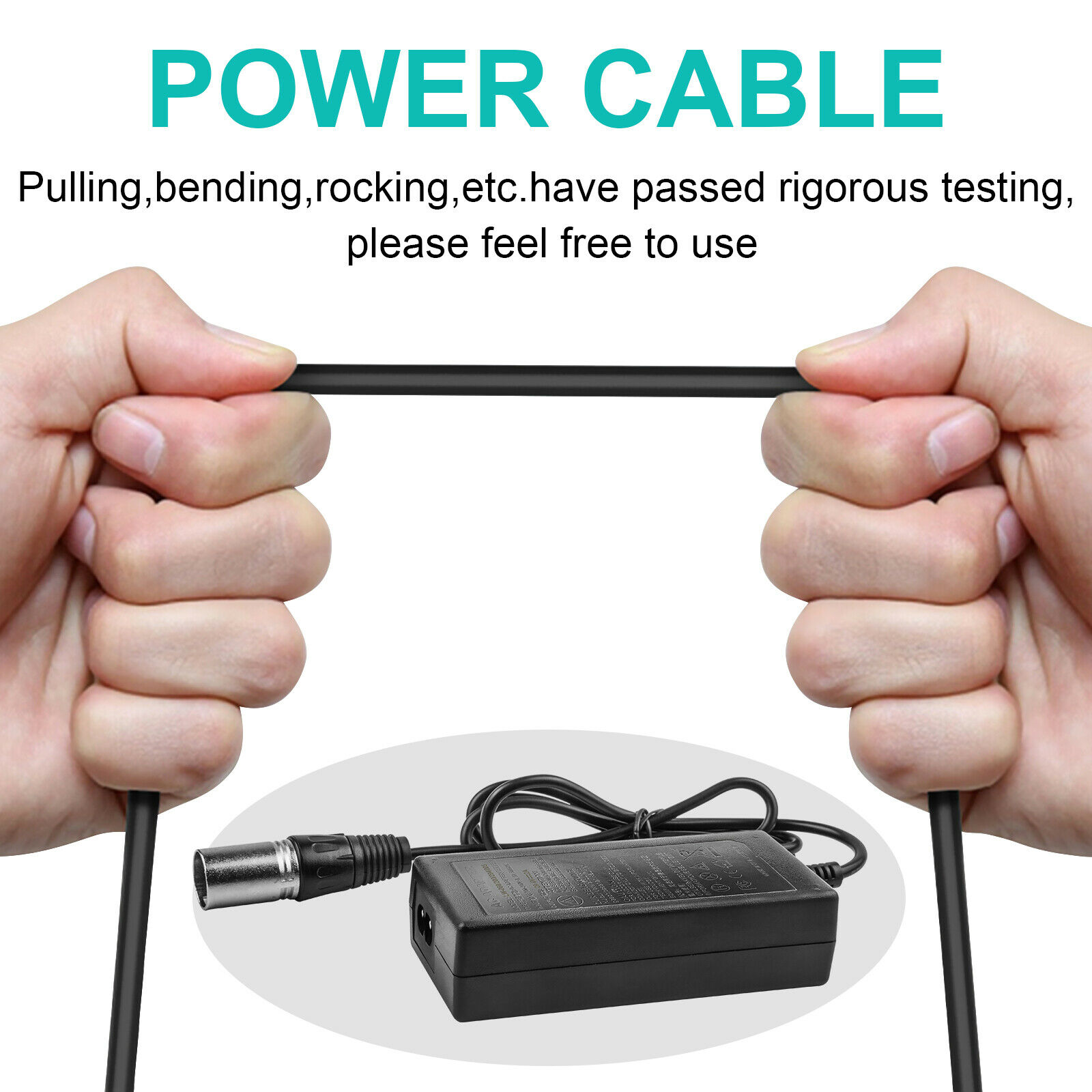 24V 2A XLR Jazzy Electric Mobility Wheelchair Charger Lead-Acid Battery Charger