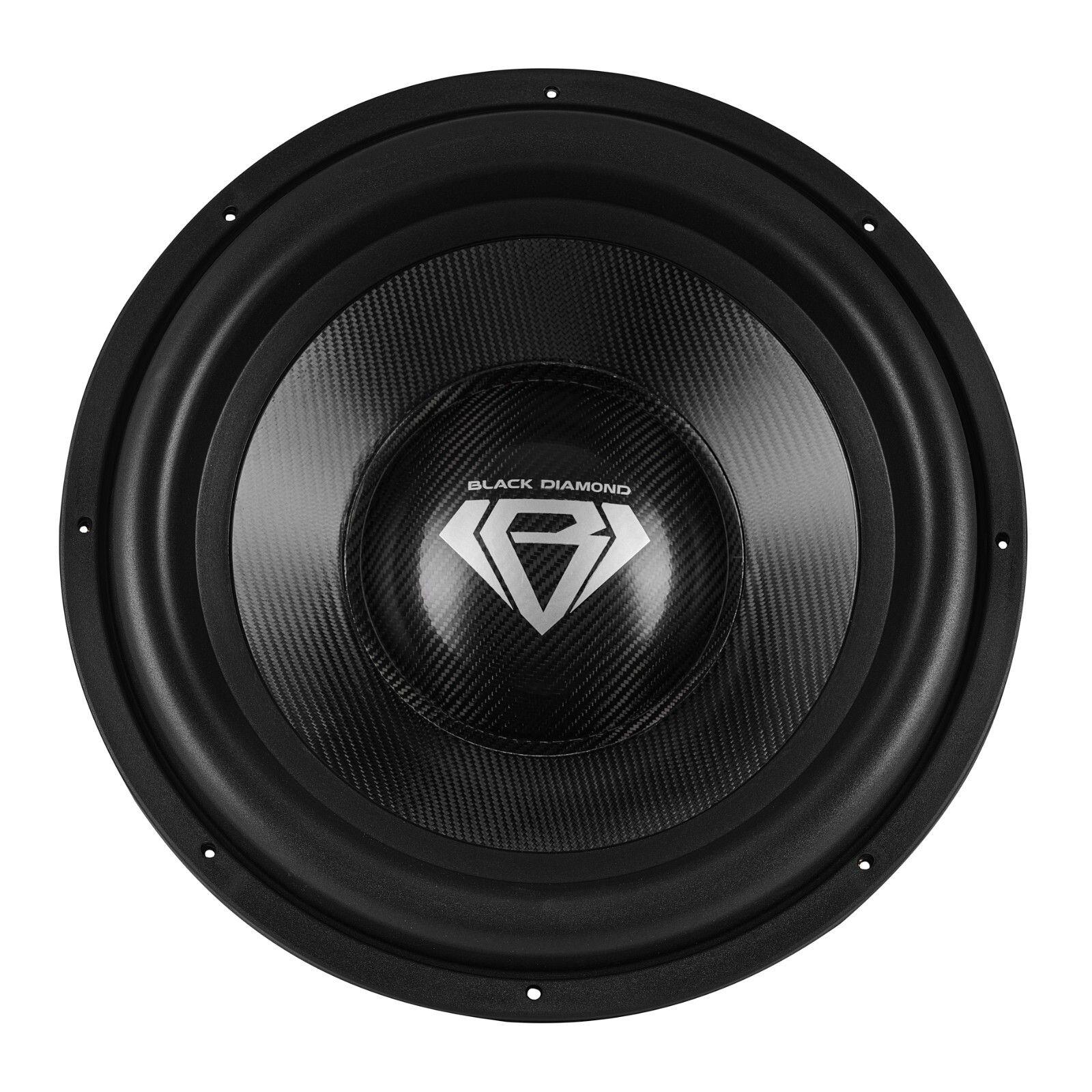 Black Diamond 18" High Excursion Subwoofer with Carbon Fiber Cone 3500W RMS