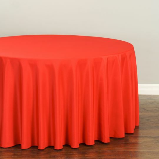 1 or 10 pcs LinenTablecloth 108 in. Round Polyester Tablecloths, 30 Colors!