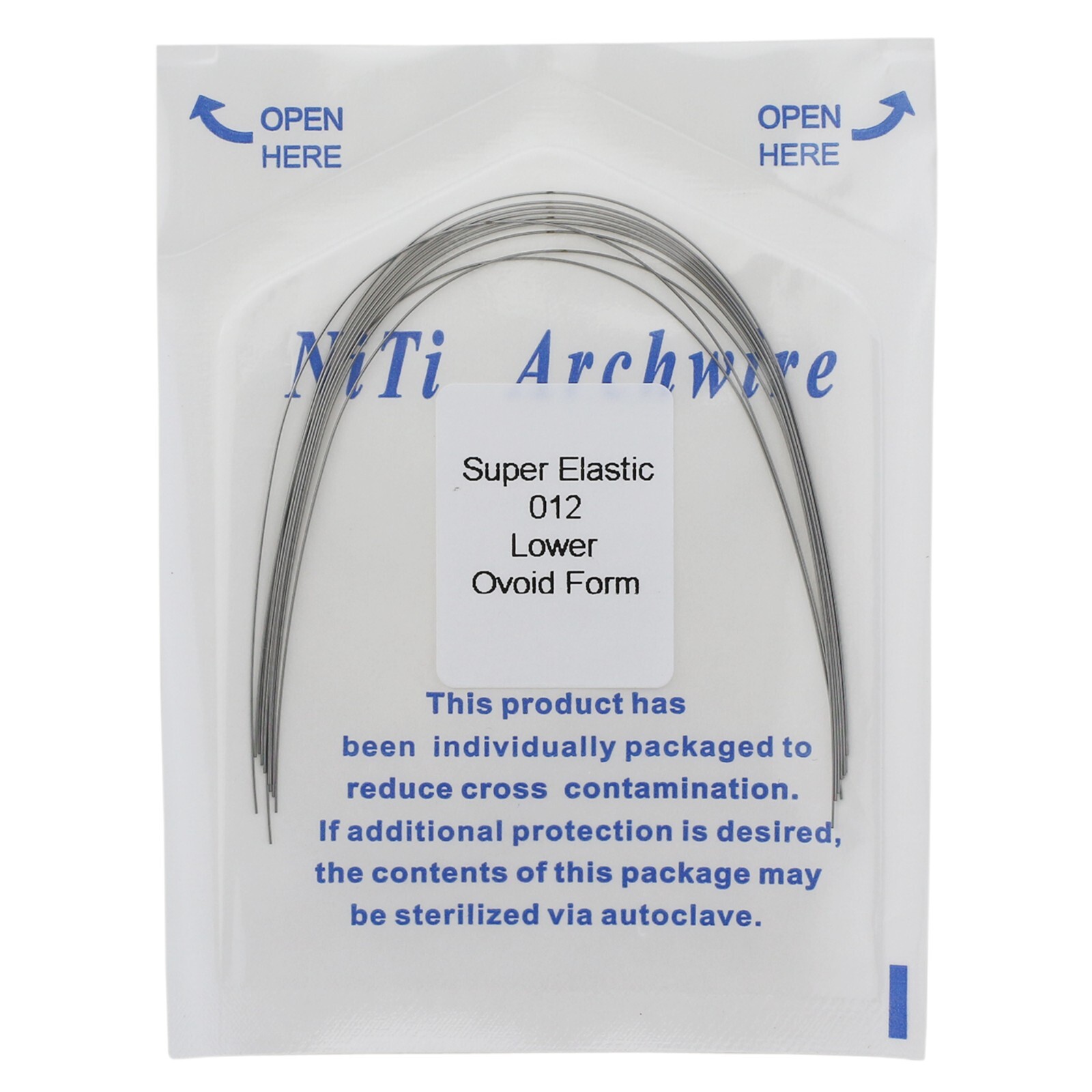 arcos de ortodoncia Orthodontic Arch Wire NiTi Stainless Steel Acero Inoxidable