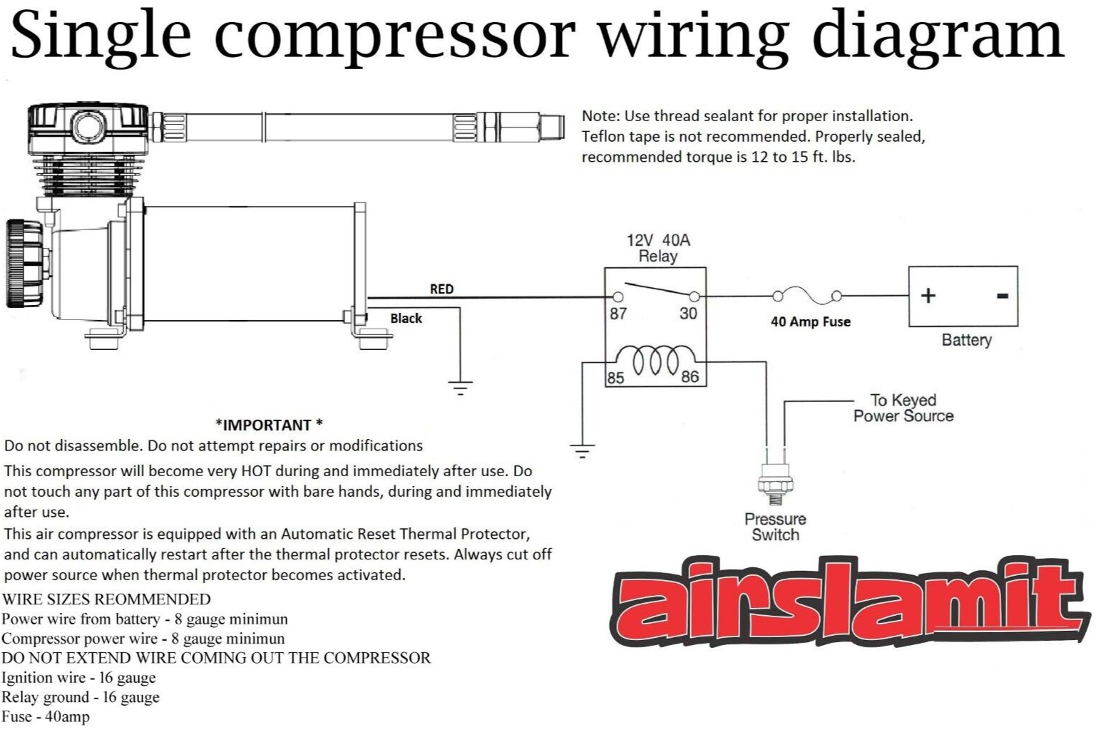 airmaxxx Chrome 400 Air Compressor For Air Ride Suspension System 120 On 150 Off