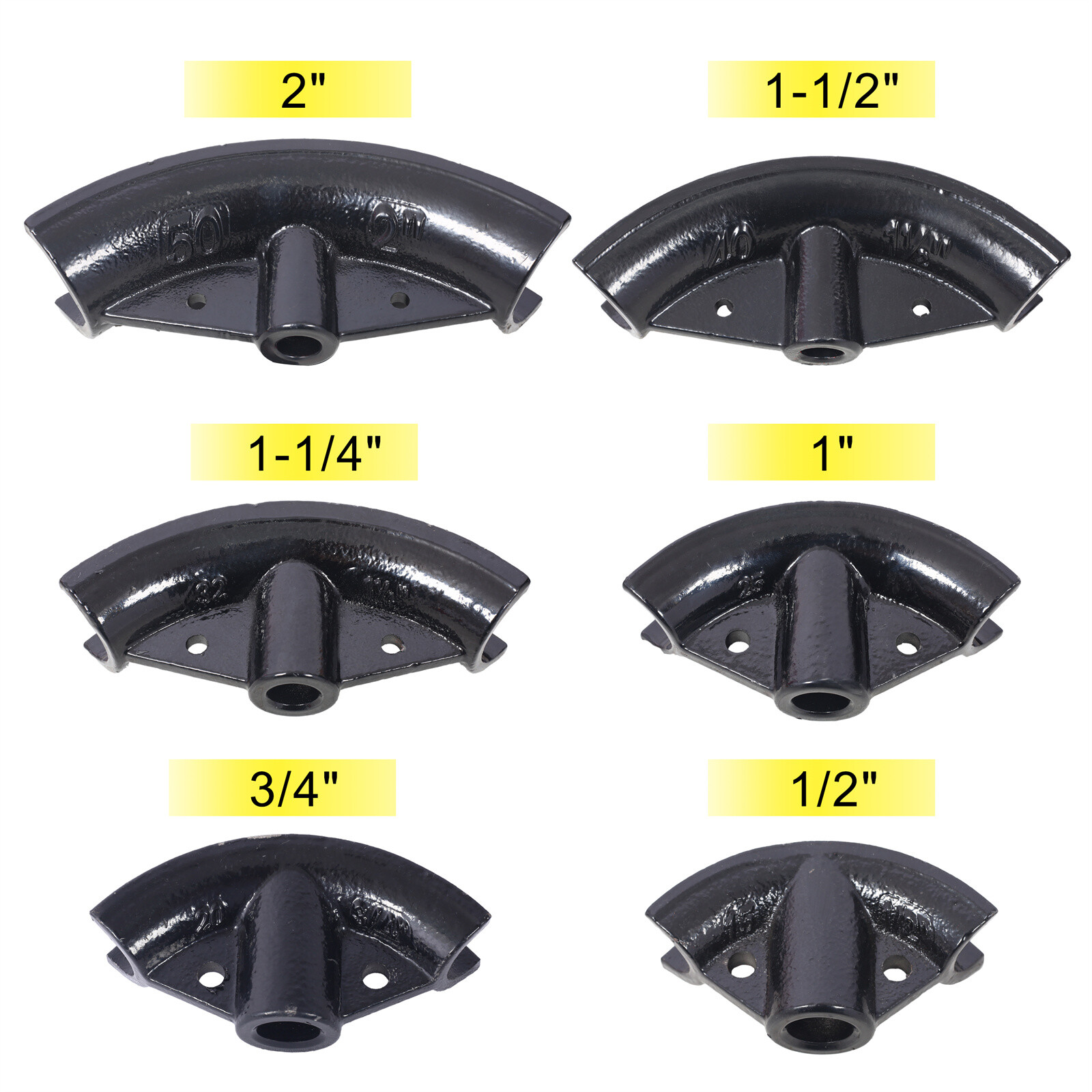 12 Ton Pipe Tube Bender Manual Hydraulic Pipe Bender w/6 Dies Adjustable Rollers