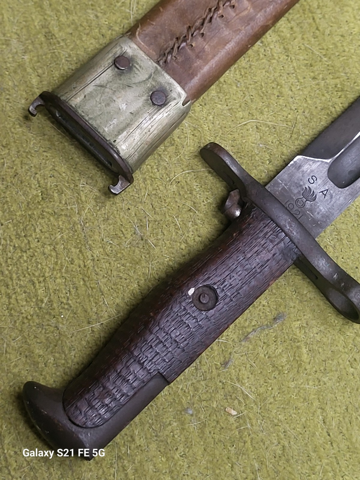 RARE 1903 Marine Nov 1926 Bluefield Nicaragua US 1905 BAYONET SCABBARD SA 1921