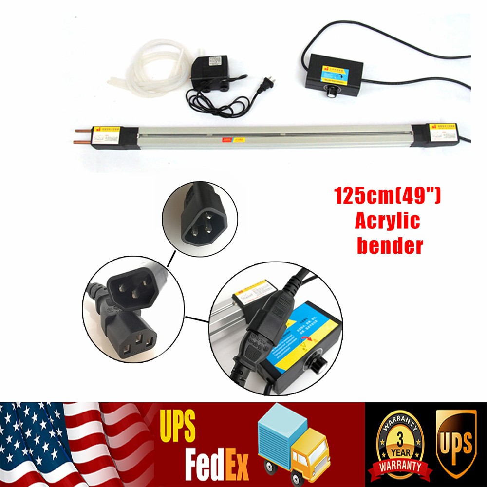 1250mm Manual Acrylic Light Box Plastic PVC Bending Machine Heater Bender Strip