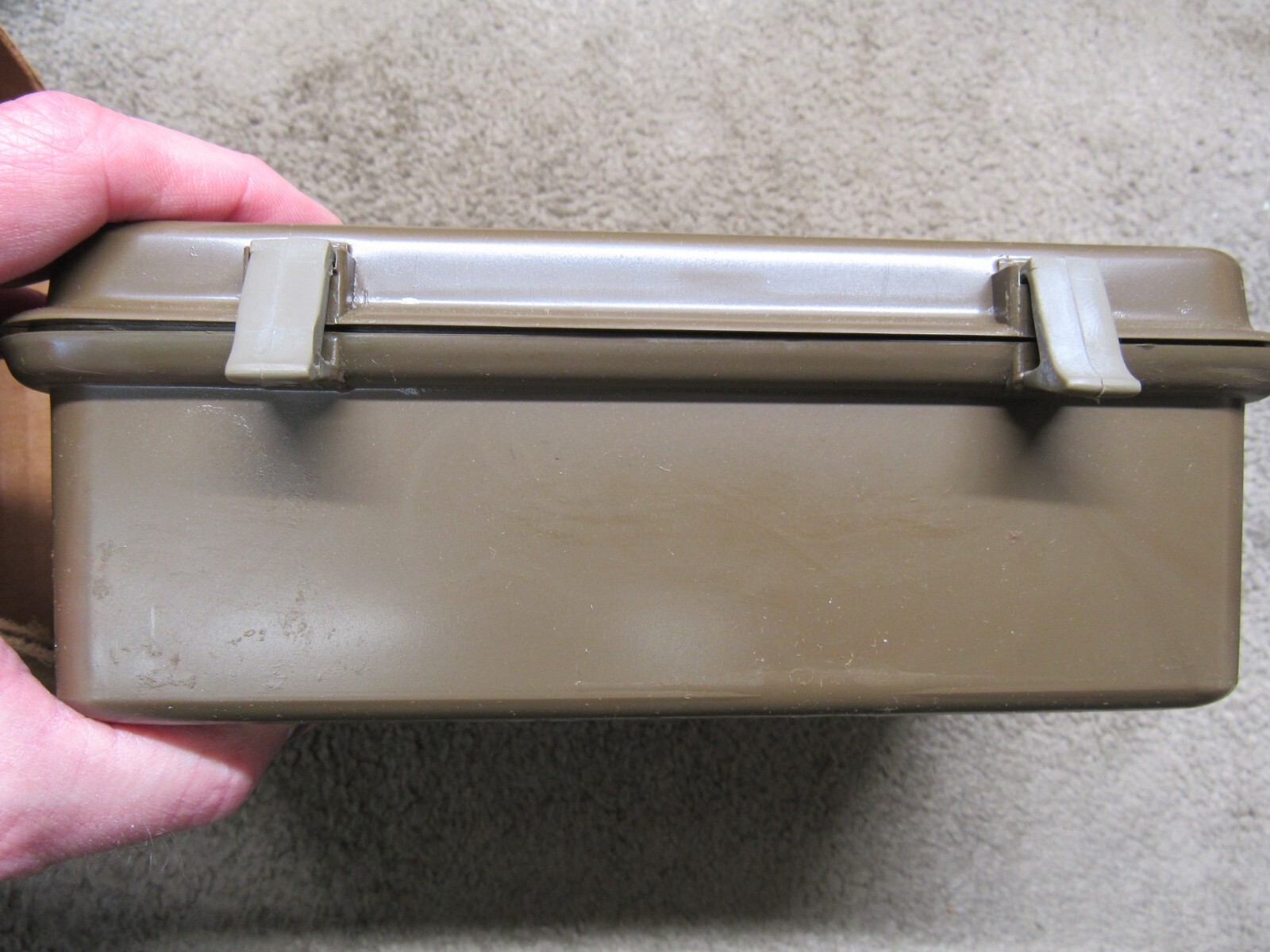 US Military First Aid Kit General Purpose EMPTY BOX DEFECTIVE 1978 Post Vietnam