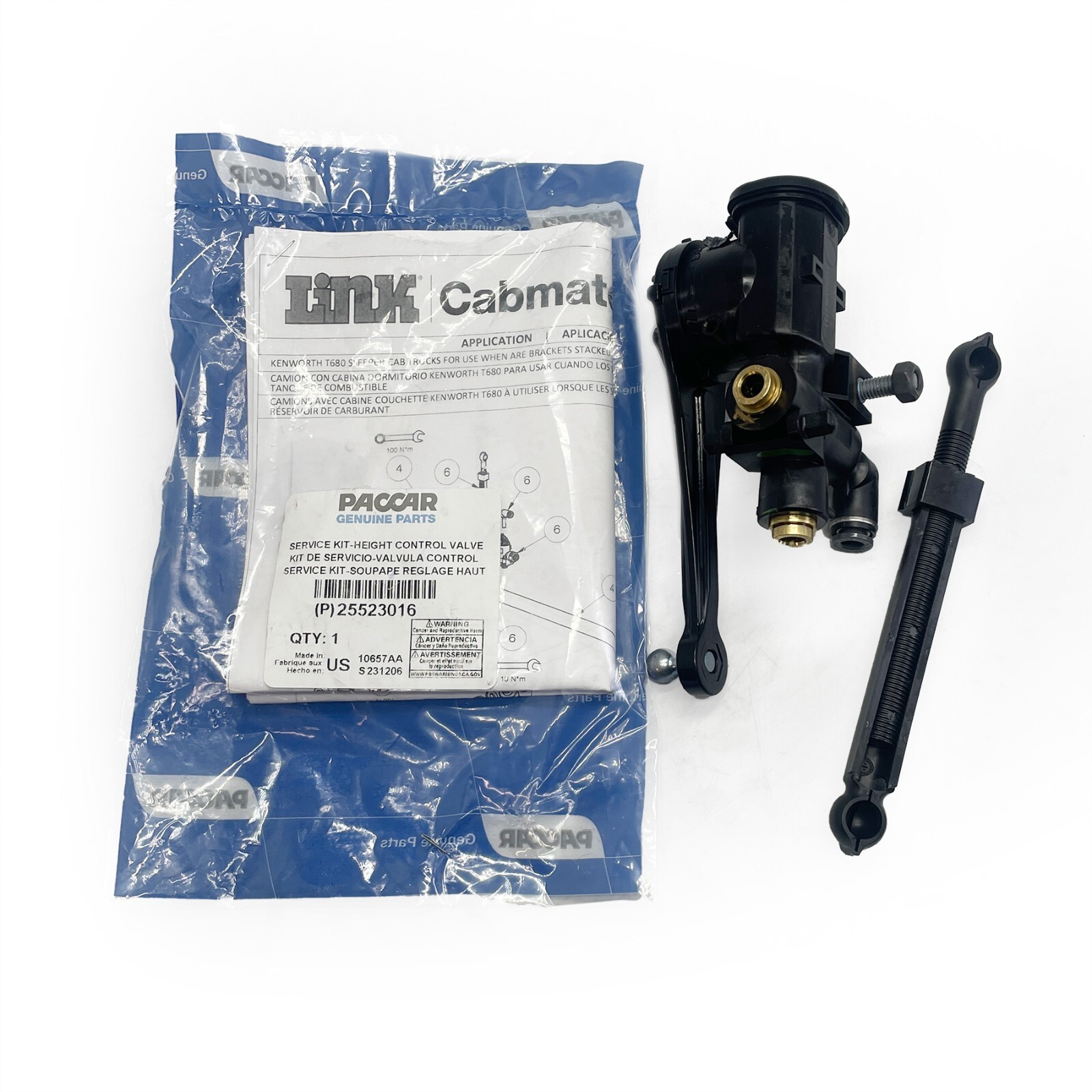 OEM PACCAR SERVICE KIT - HEIGHT CONTROL VALVE 25523016