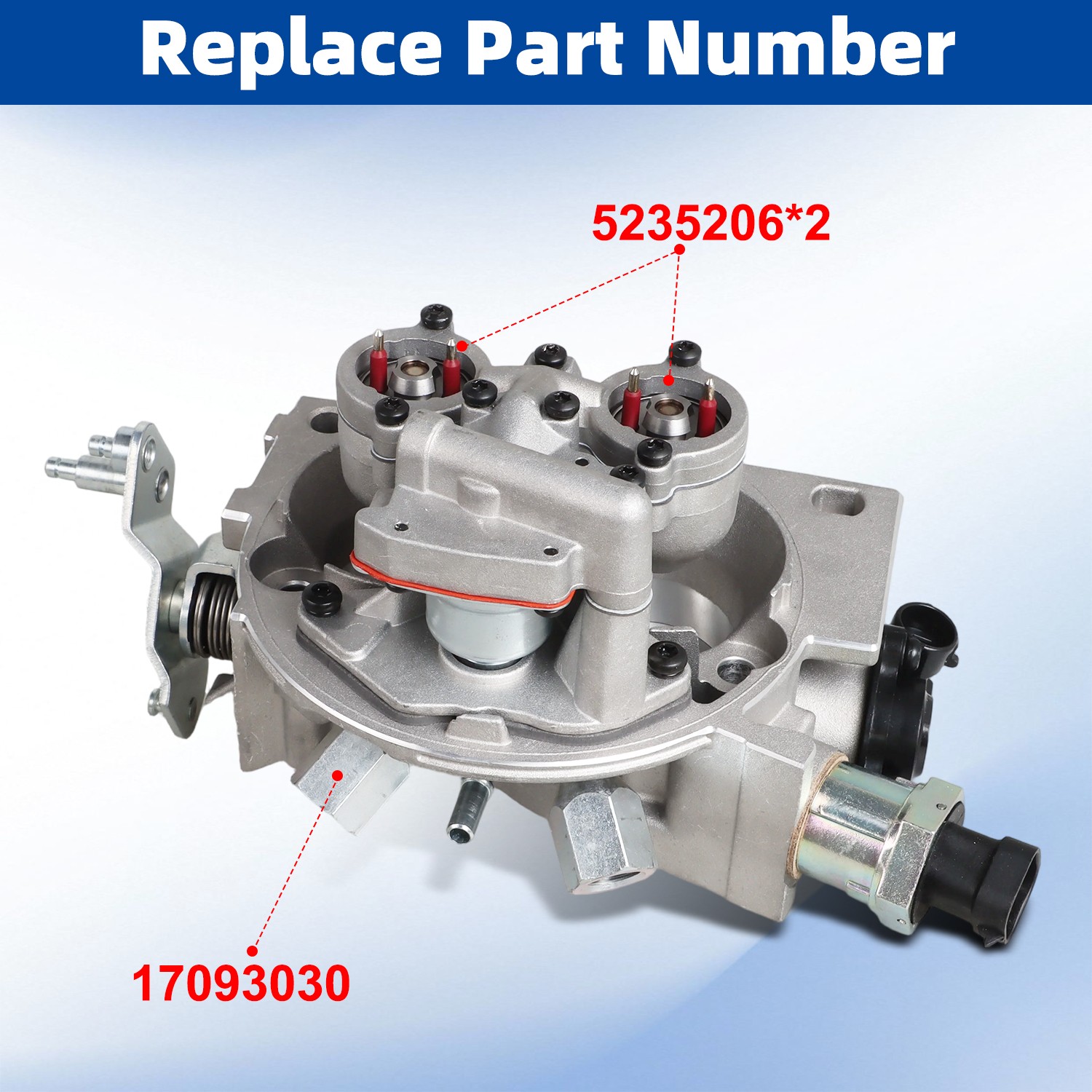 Throttle Body for 1987-1995 GMC Chevrolet 5.7L V8 17093030 5235206