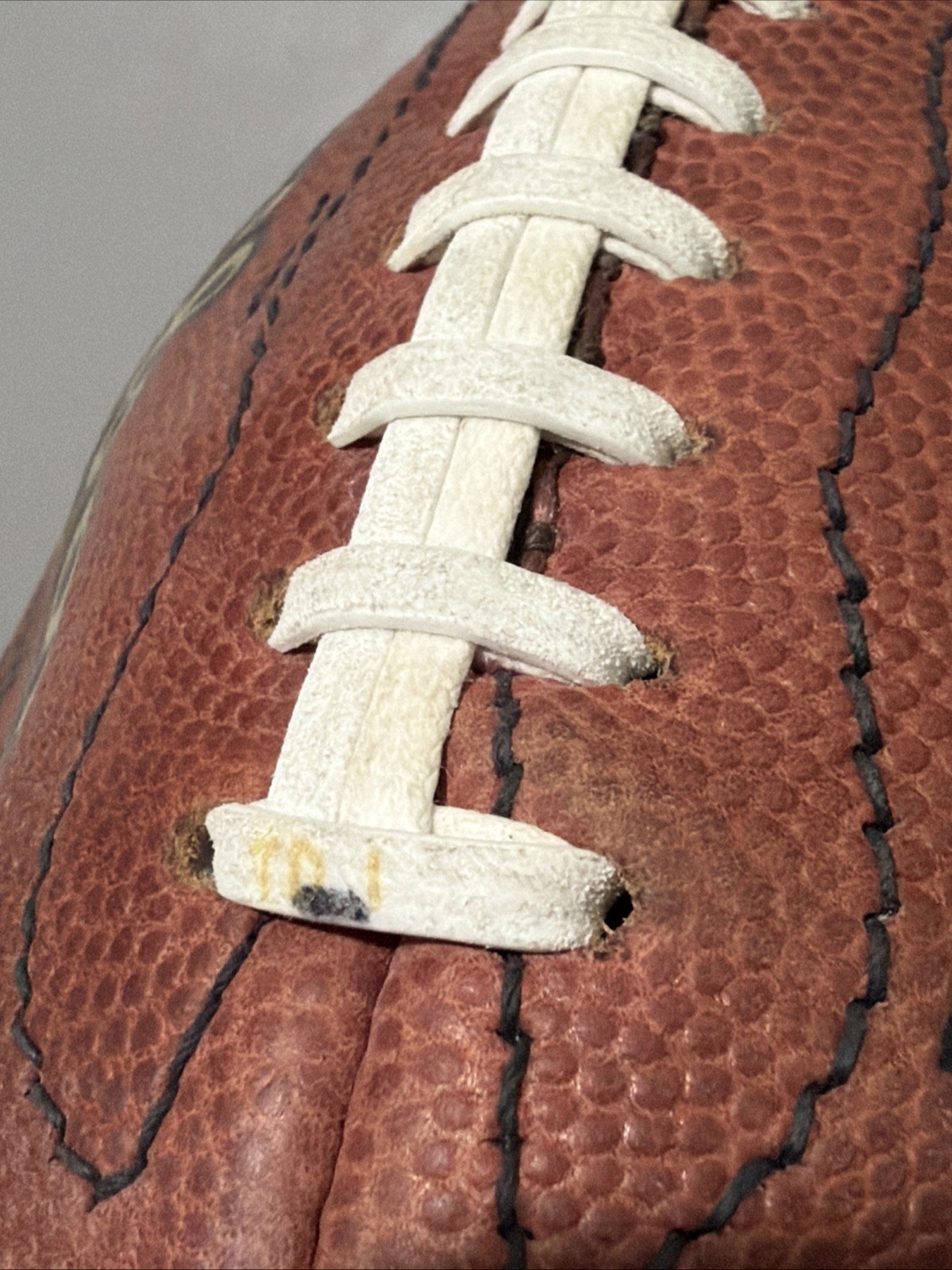 Mark Brunell GAME USED & Autographed NFL Football 1994 75th Anniv 1st Career TD