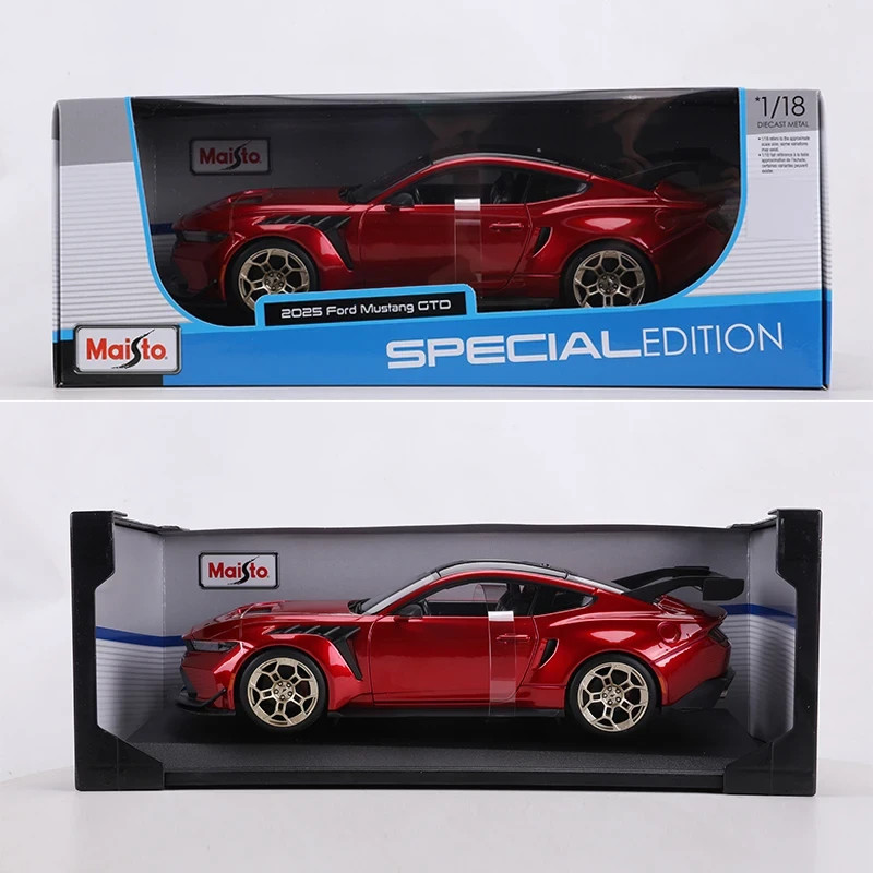 2025 Maisto 1:18 Ford Mustang GTD Special Edition Die-cast Model Sports Car