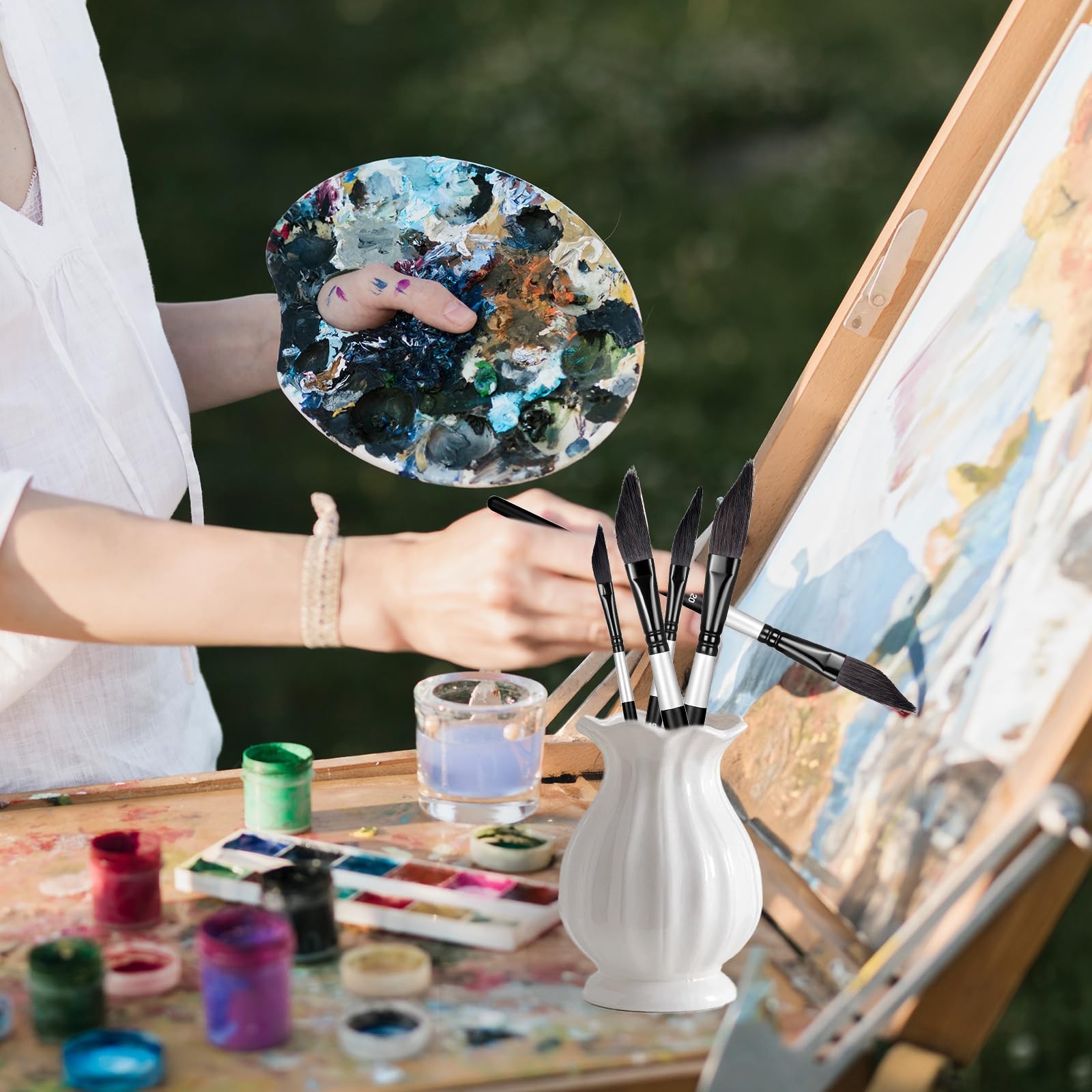 Professional Pinstriping Brush, 4PCS High Performance Striping Brushes Long L...