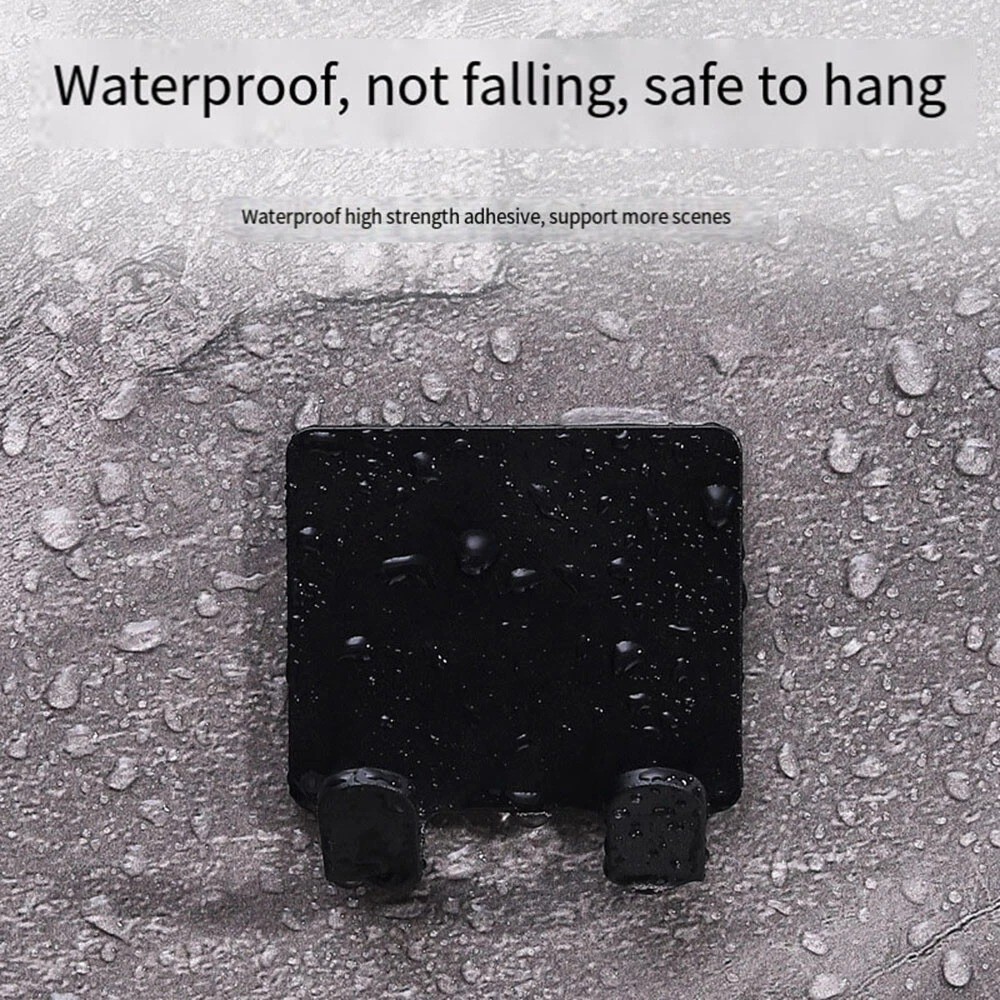 2pcs Bathroom Razor Holder Storage Hook Wall Men Shaving Shaver Shelf