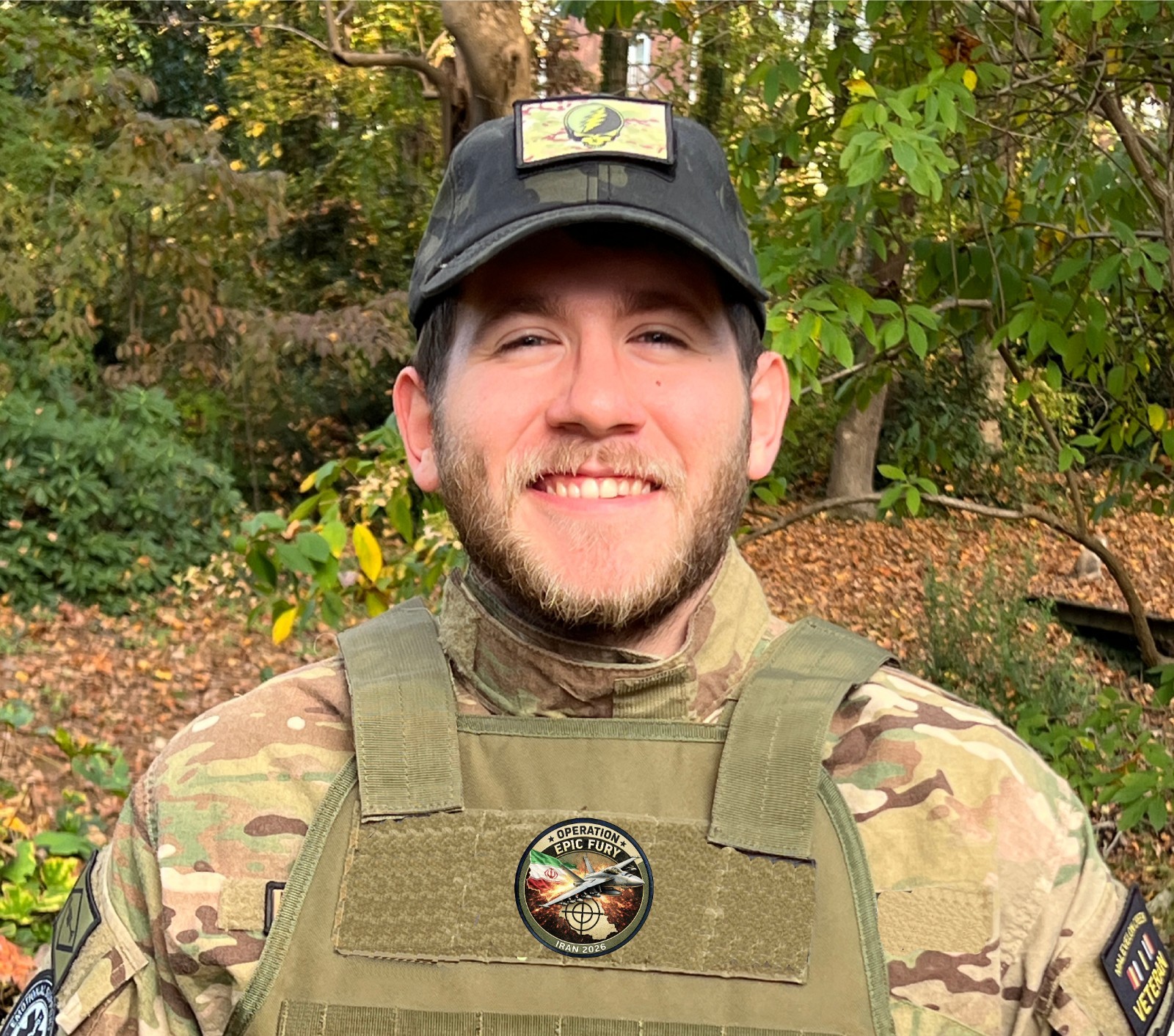 Operation Epic Fury Patriotic Morale Patch USA Israel UAE 3" tactical patch