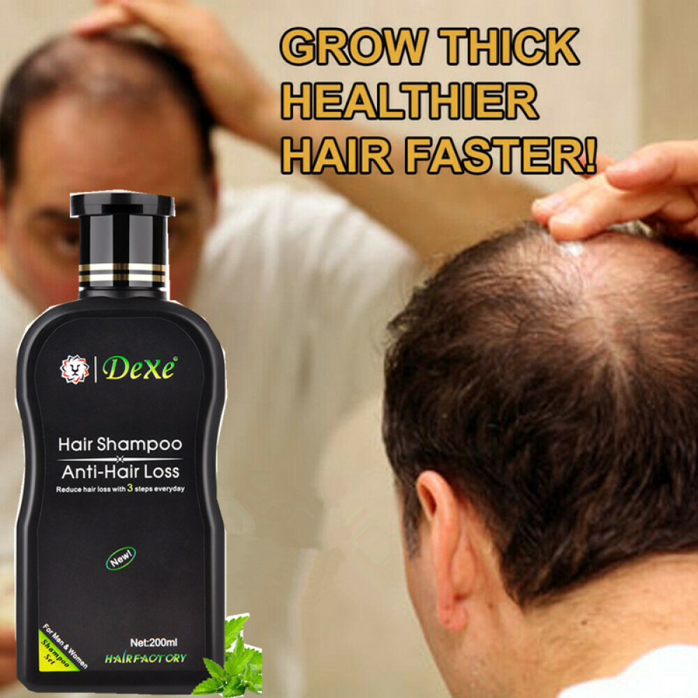 100% Pure Herbal Hair Growth Oil Shampoo Anti hair Loss Hair Regrowth Treatment