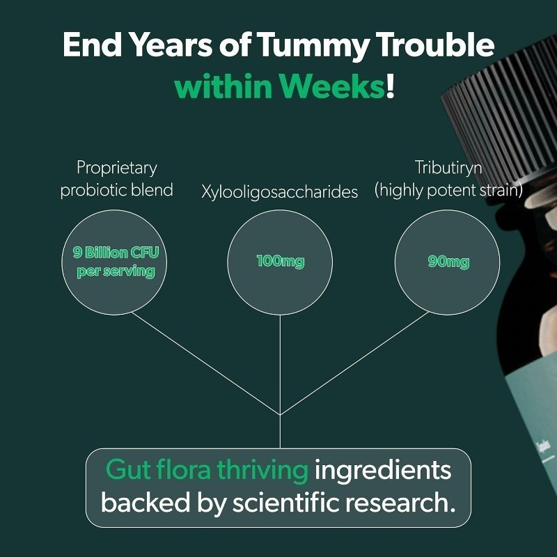 2 Pack BIOMA Probiotics Digestive Health Gut Support for Men & Women 60 Capsules