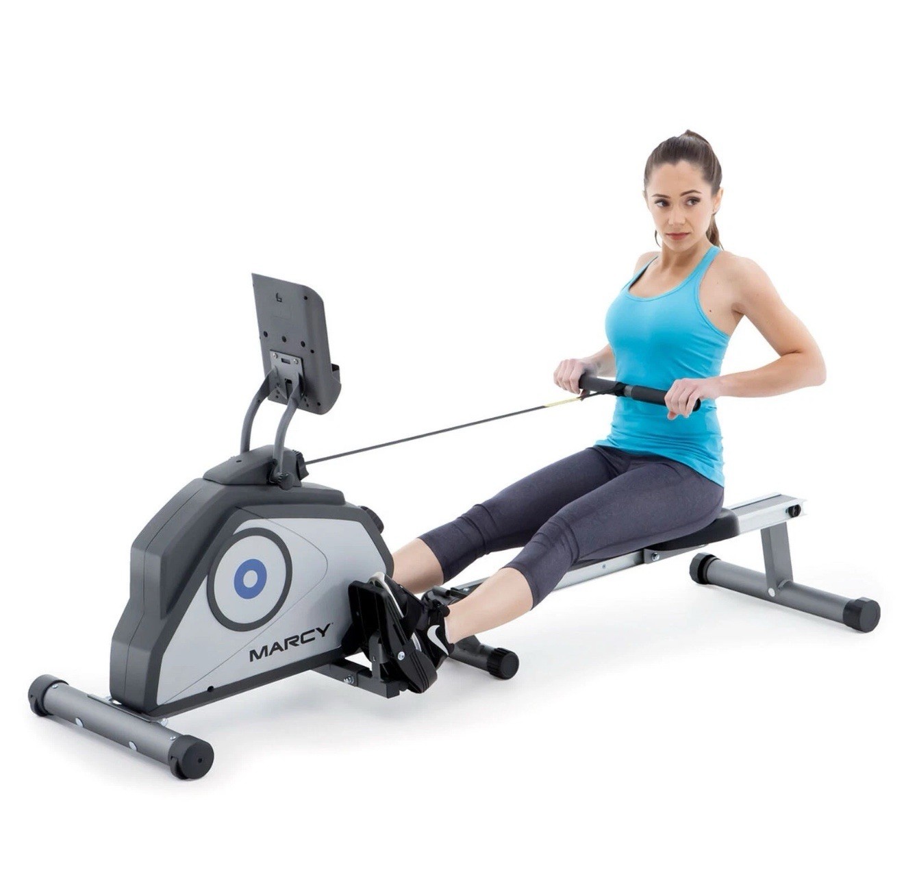 Marcy NS-40503RW Foldable Magnetic Rower Home Gym w/ LCD 8 Resistance Levels