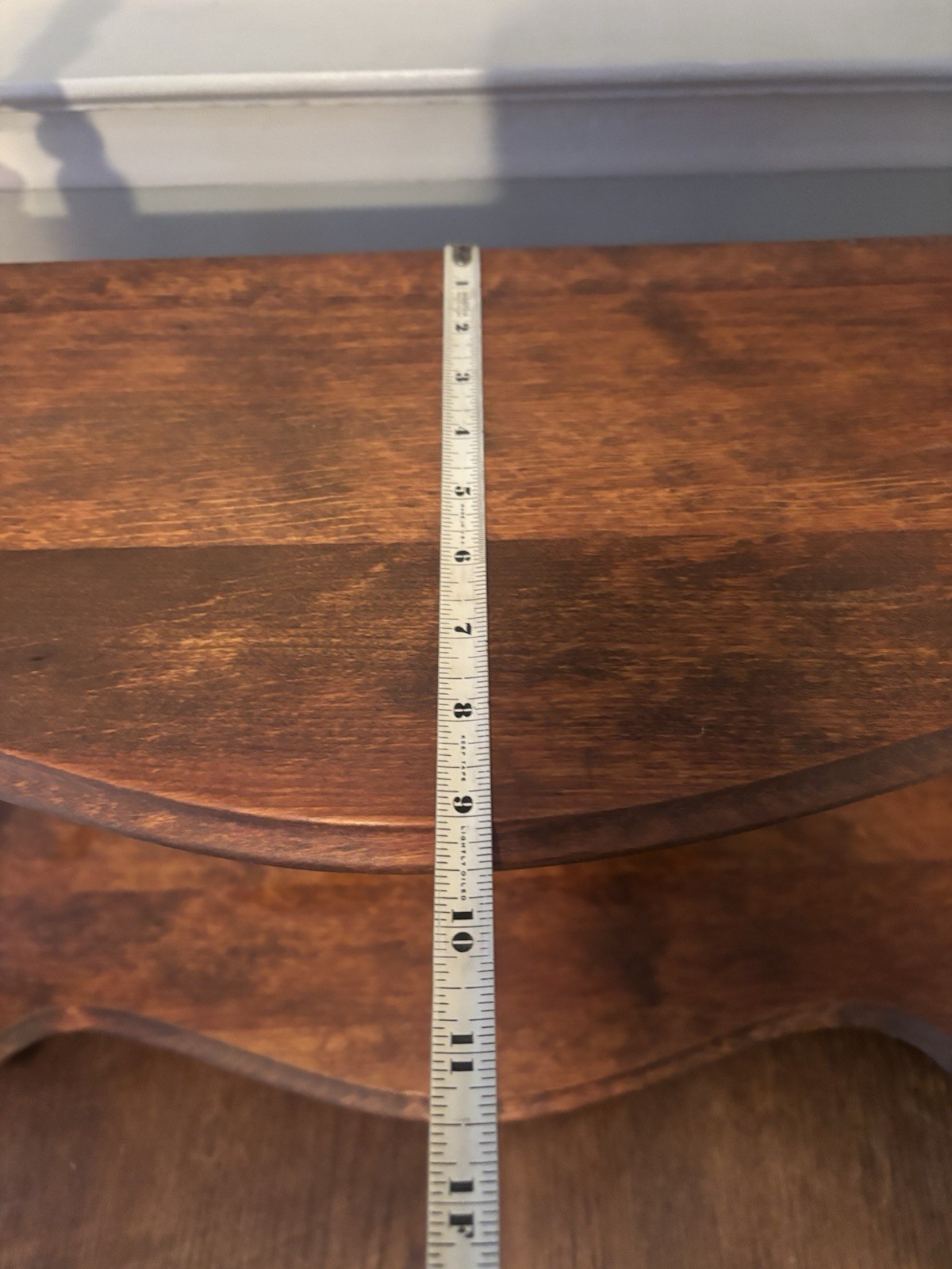 Antique 3 Shelf Wood Whatnot Bookshelf, Victorian 22”L 22”H 9.5”D Spindles