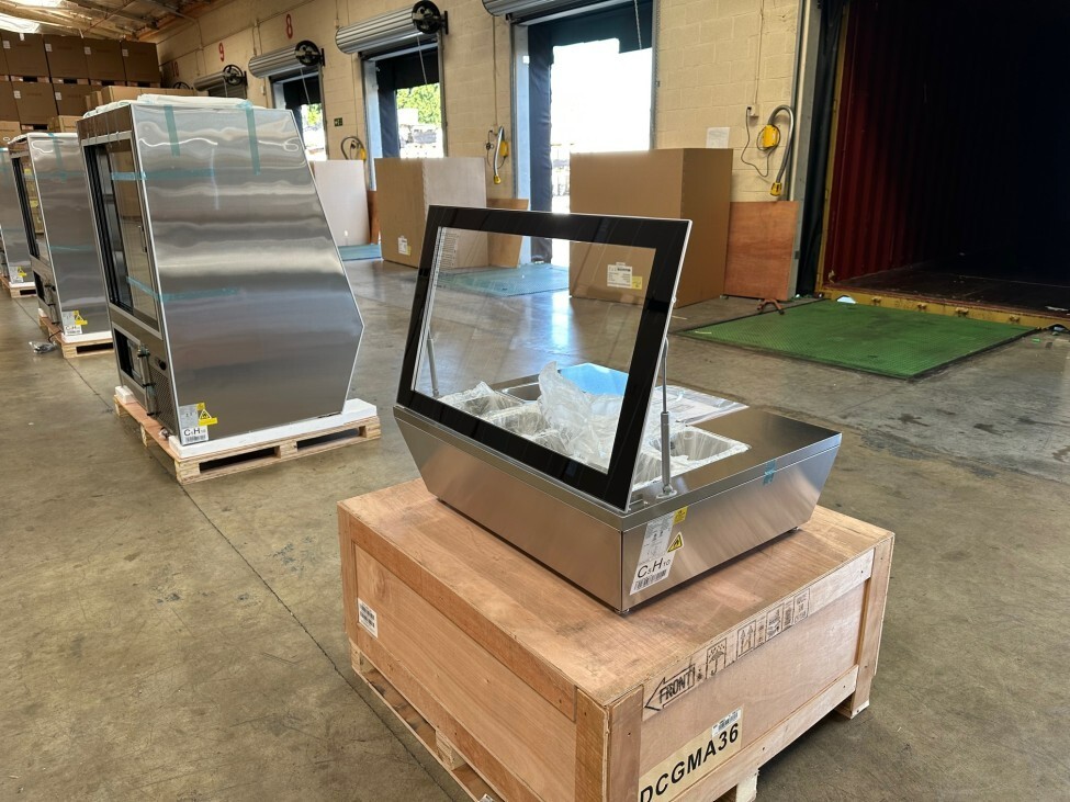 NEW 32" 8 Pan Countertop Refrigerated Prep Table Sandwich Topping Sauce NSF