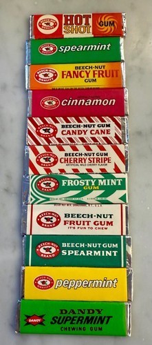 Vintage Gum Wrapper Lot 175+ Wrigley Adams Beech-Nut Lotte Chiclets Internationa