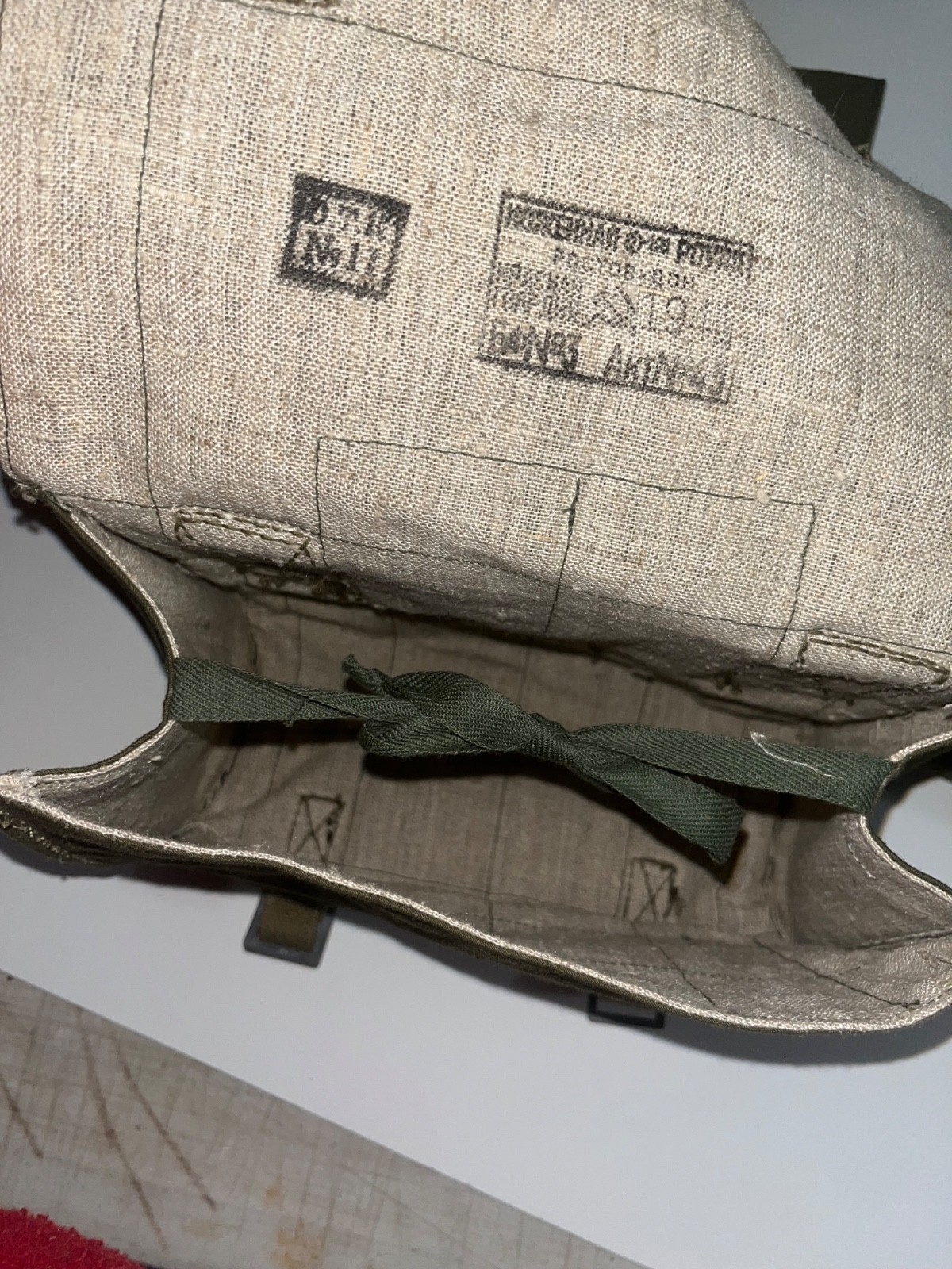 WW2 Soviet Russian RKKA bread bags Red Guard Repro