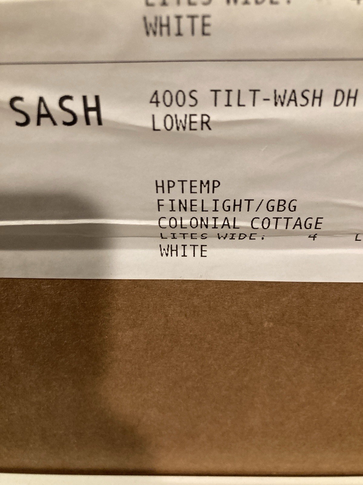 Brand New Anderson Windows Lower Panels For Various Sizes.
