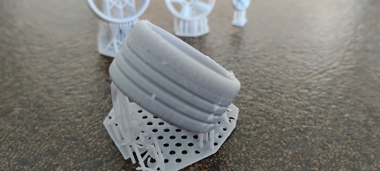 1/24 Scale Resin 20" American Racing Wheels & Michelin Tires 3d Printed