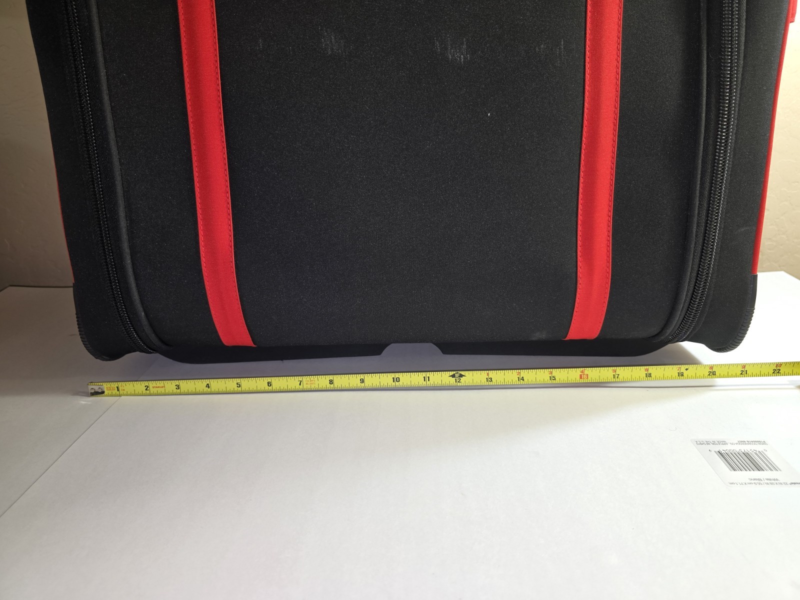 Nice Bernina Large Sewing Machine Luggage Carrying Bag Black & Red Case