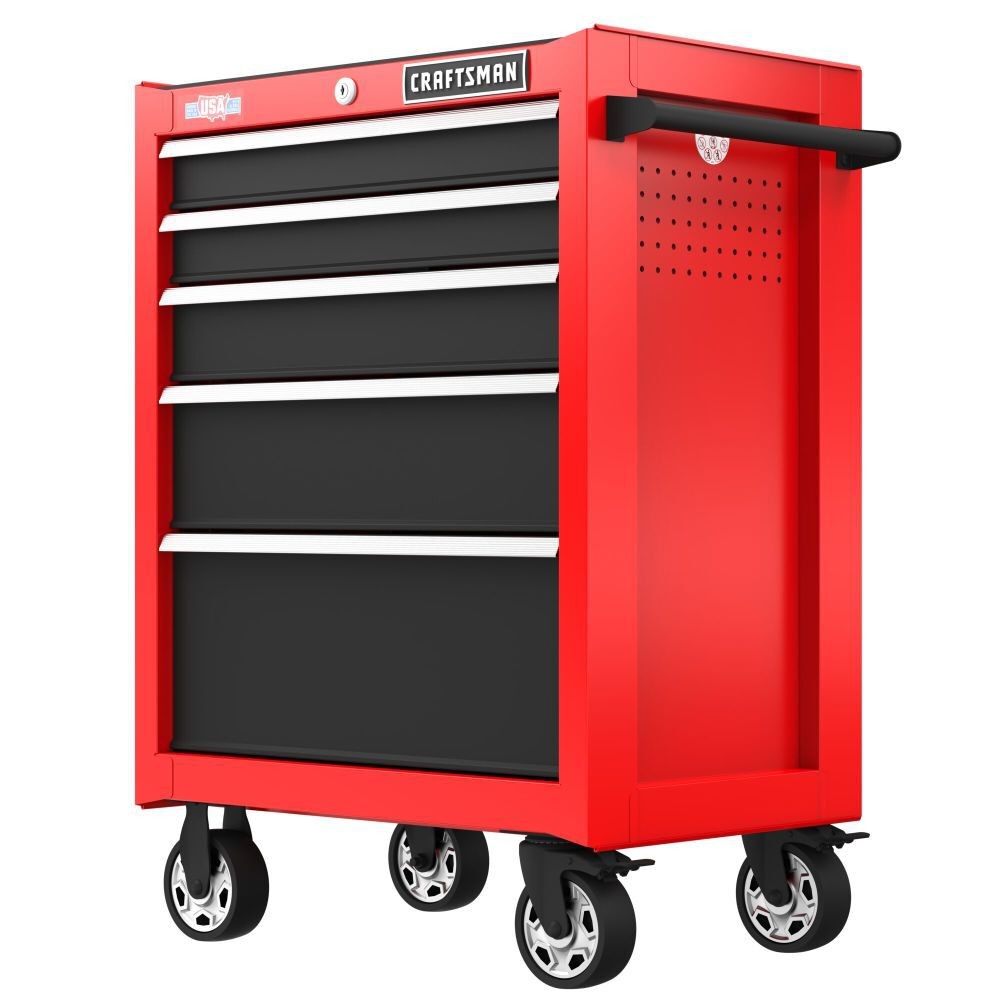 Craftsman S2000 26 Inch 5-Drawer Rolling Tool Cabinet