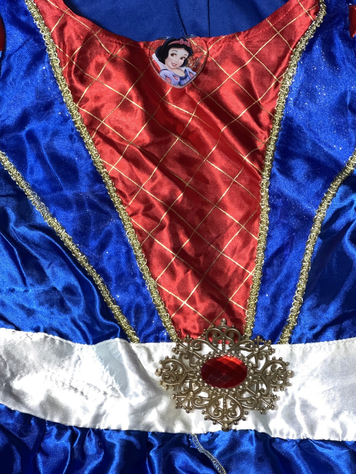 Disney Princess Snow White Halloween Dress-Up Gown Costume Child Girl M 8-10