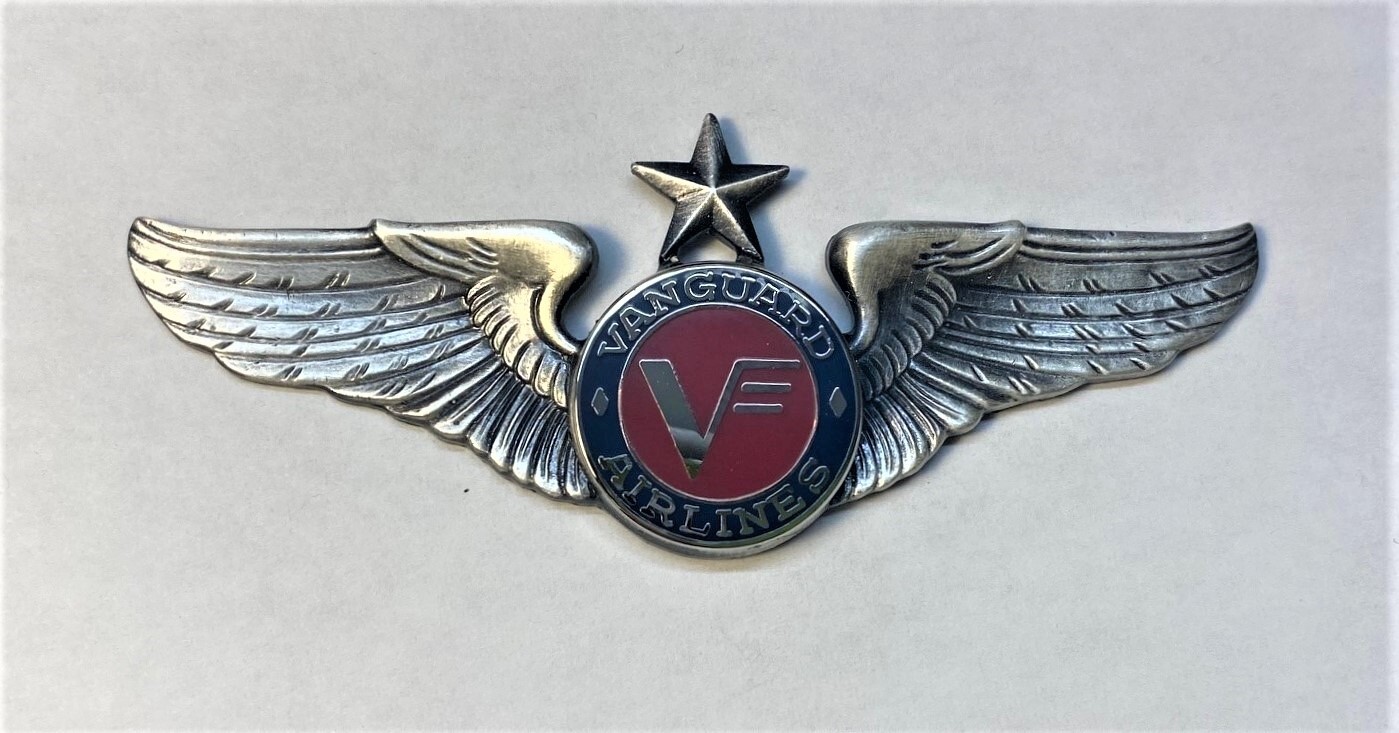Vanguard Airlines - First Officer Jacket Wing 2nd Issue (3")