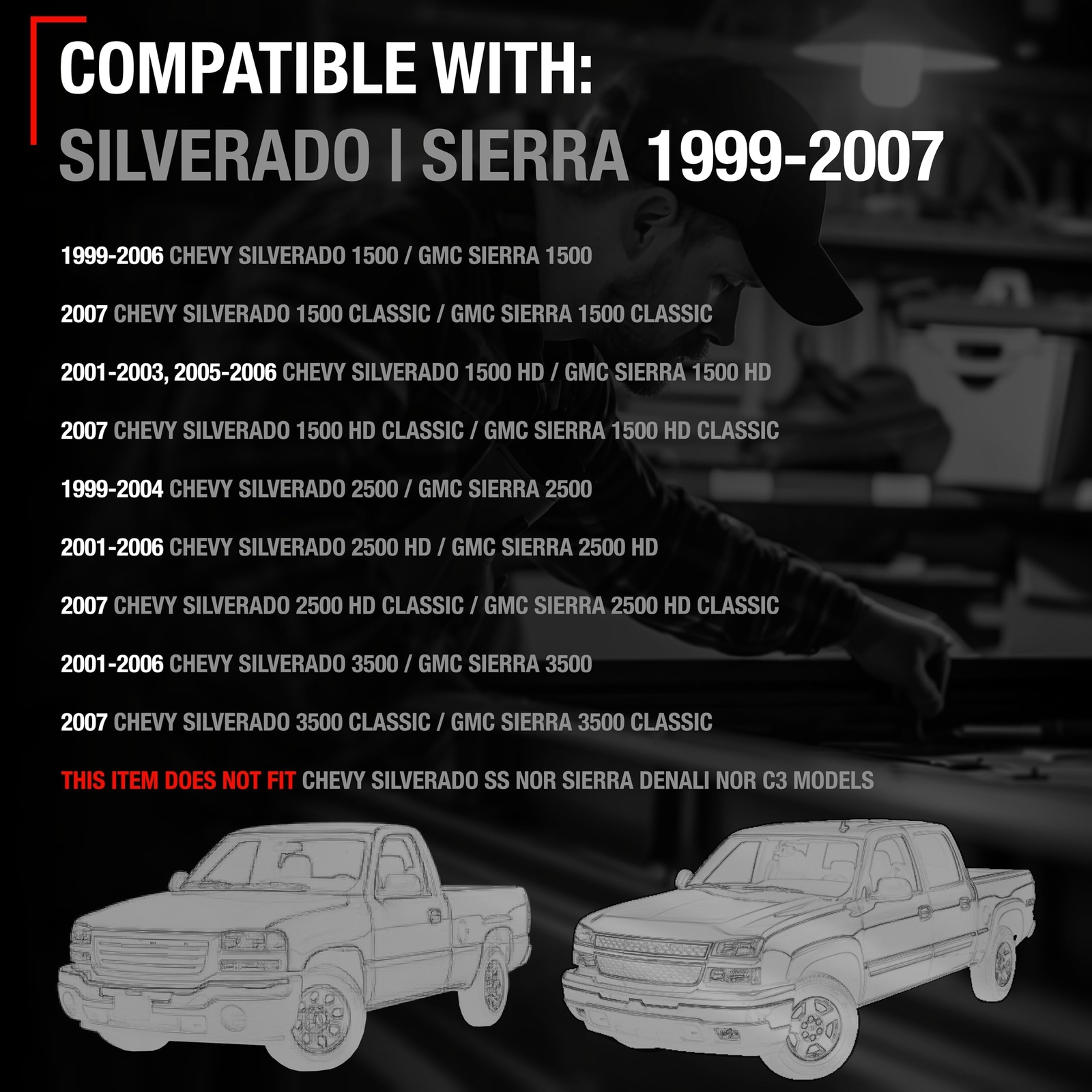 Tailgate Handle & Bezel for Chevrolet Silverado; GMC Sierra 1500, 2500, 3500 ...