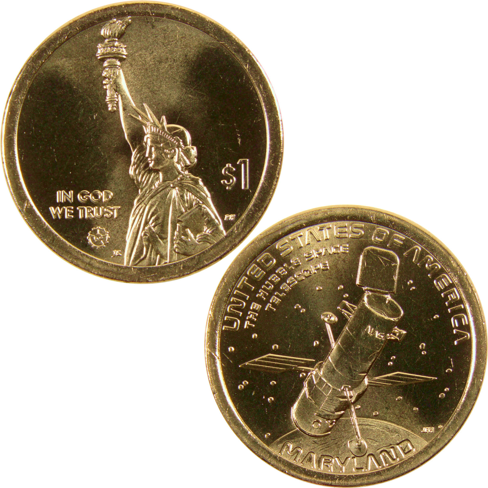 2020 D Hubble Space Telescope American Innovation Dollar Uncirculated