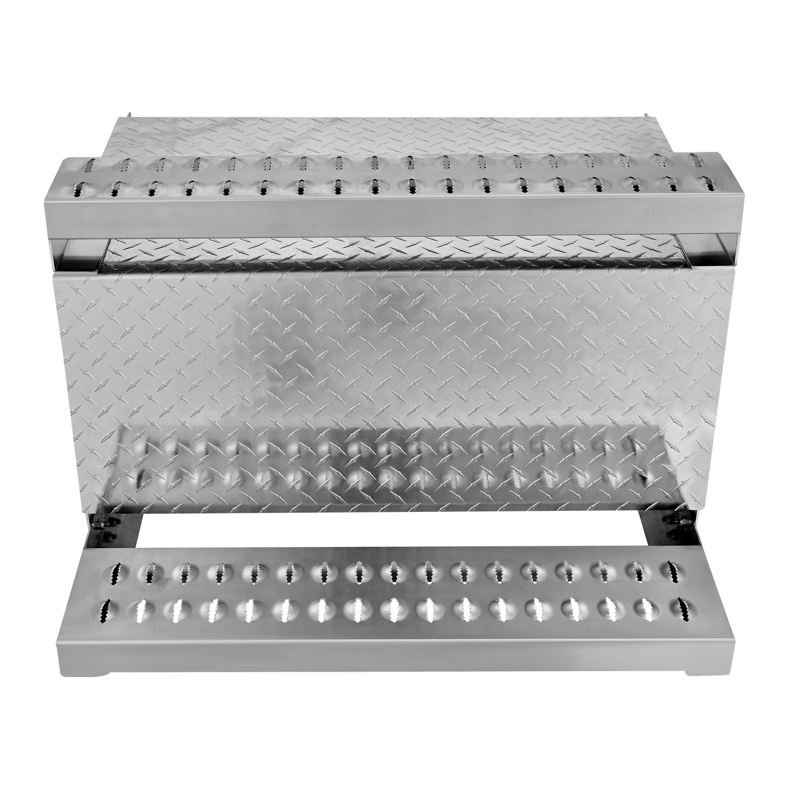 Uimoso Semi-Truck Aluminum Step Tool box 31" x 30" x 19" Durable Storage Box