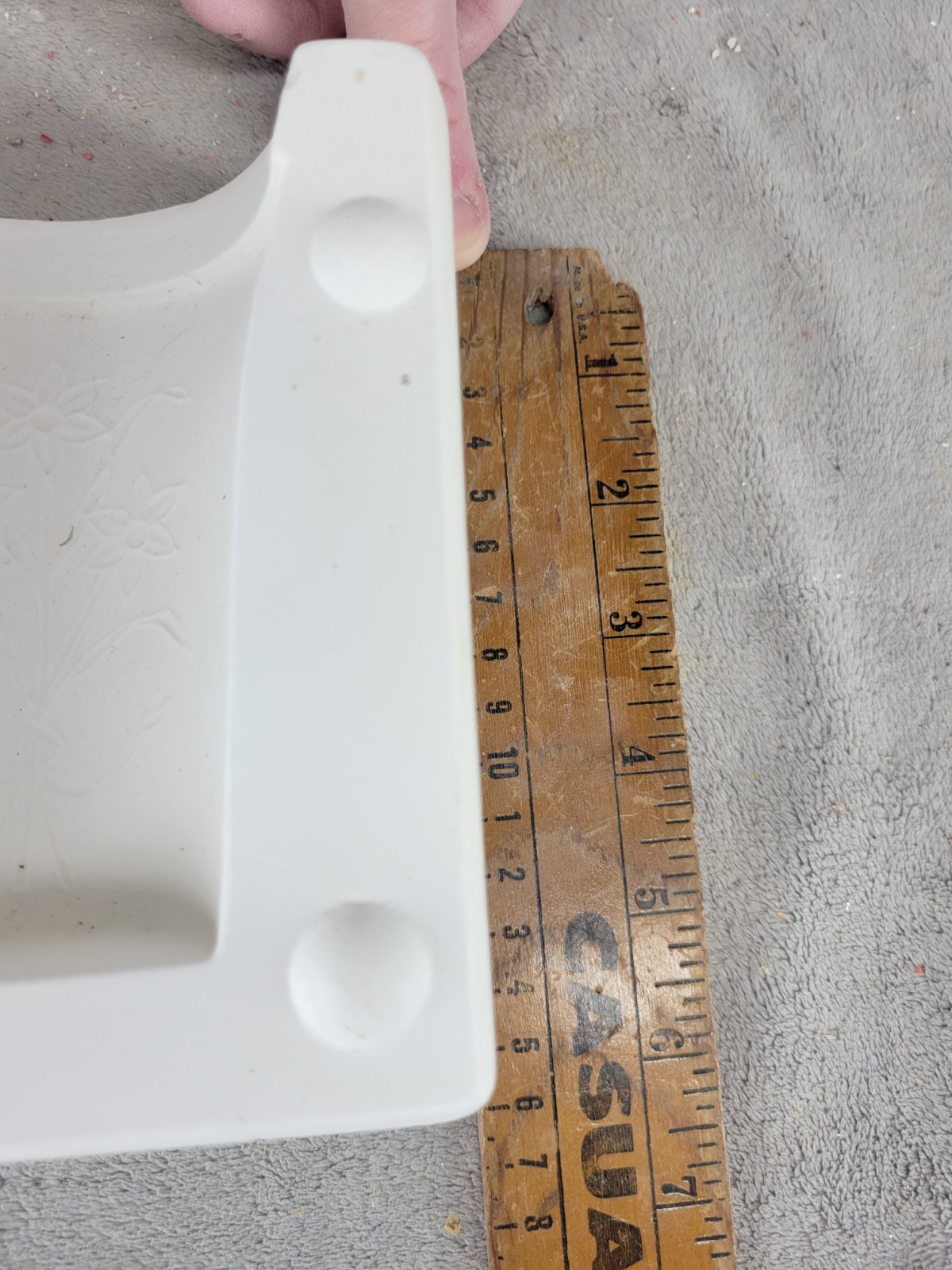 Vintage Ceramic Slip Casting Mold Of Flower Tumbler ES 1020